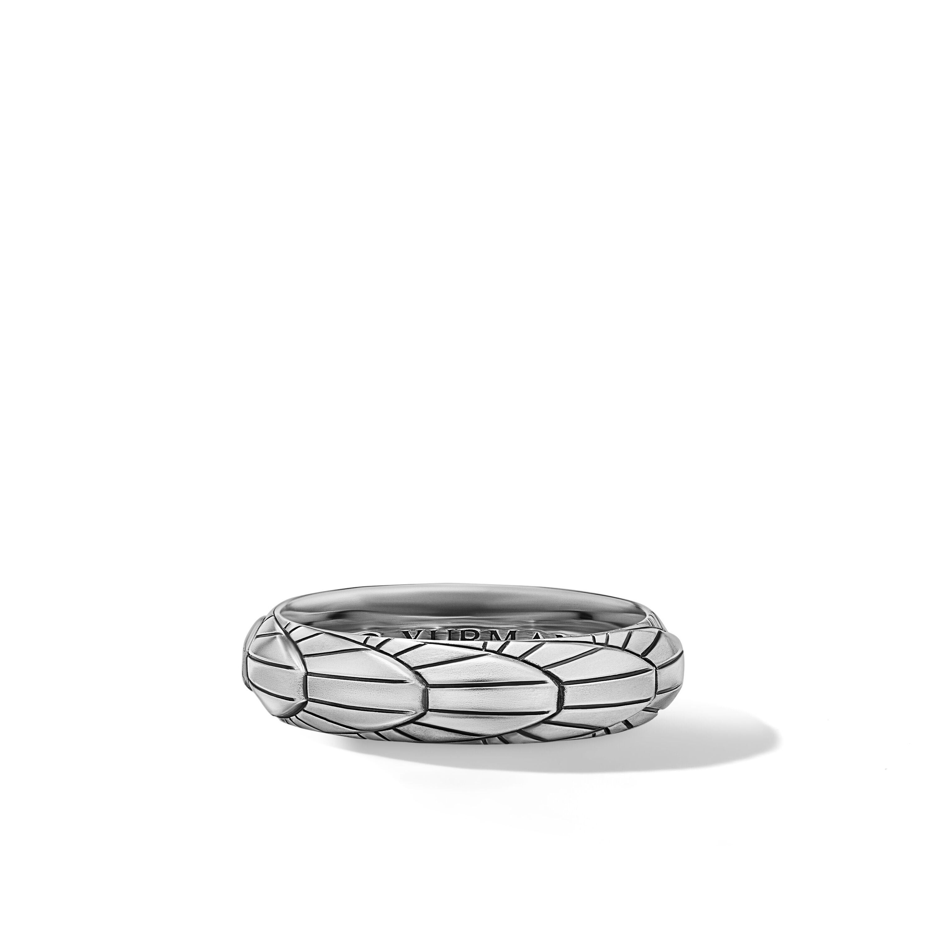David Yurman o1w1db10526 R25750M/Size 7/ Empire Band Ring in Silver Size ONE SIZE - 1 Thumbnail