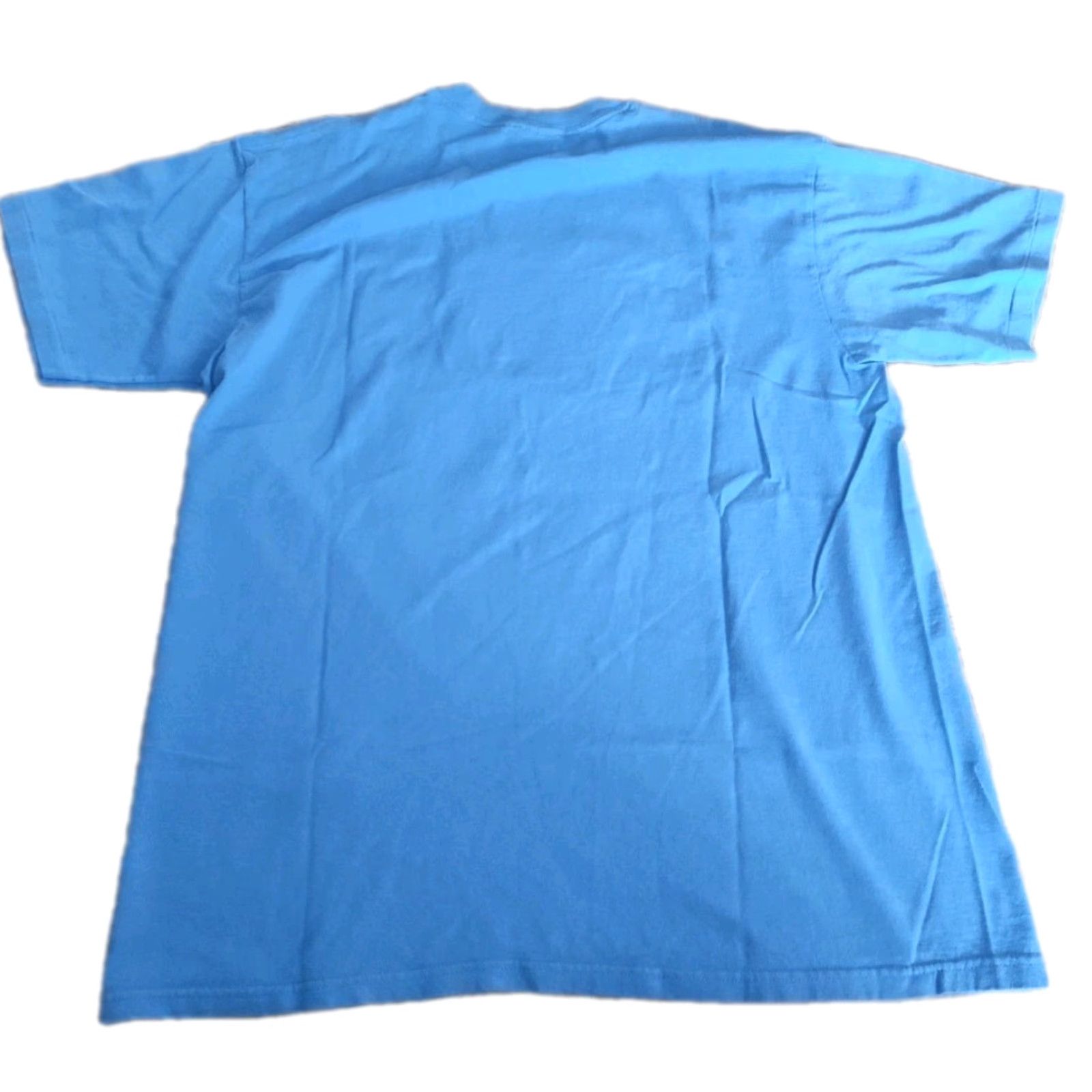 Anvil VINTAGE Anvil New York T-Shirt Unisex Adults XL Blue Floral Embroidered 90s Crew Neck Short Sleeve USA Made Size US XL / EU 56 / 4 - 8 Thumbnail