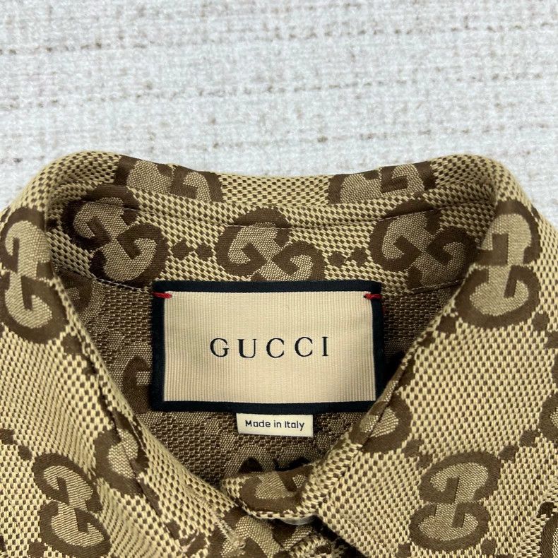 Gucci GucciFW23 double G old flower full print single-breasted sh Size US XXS / EU 40 - 3 Thumbnail