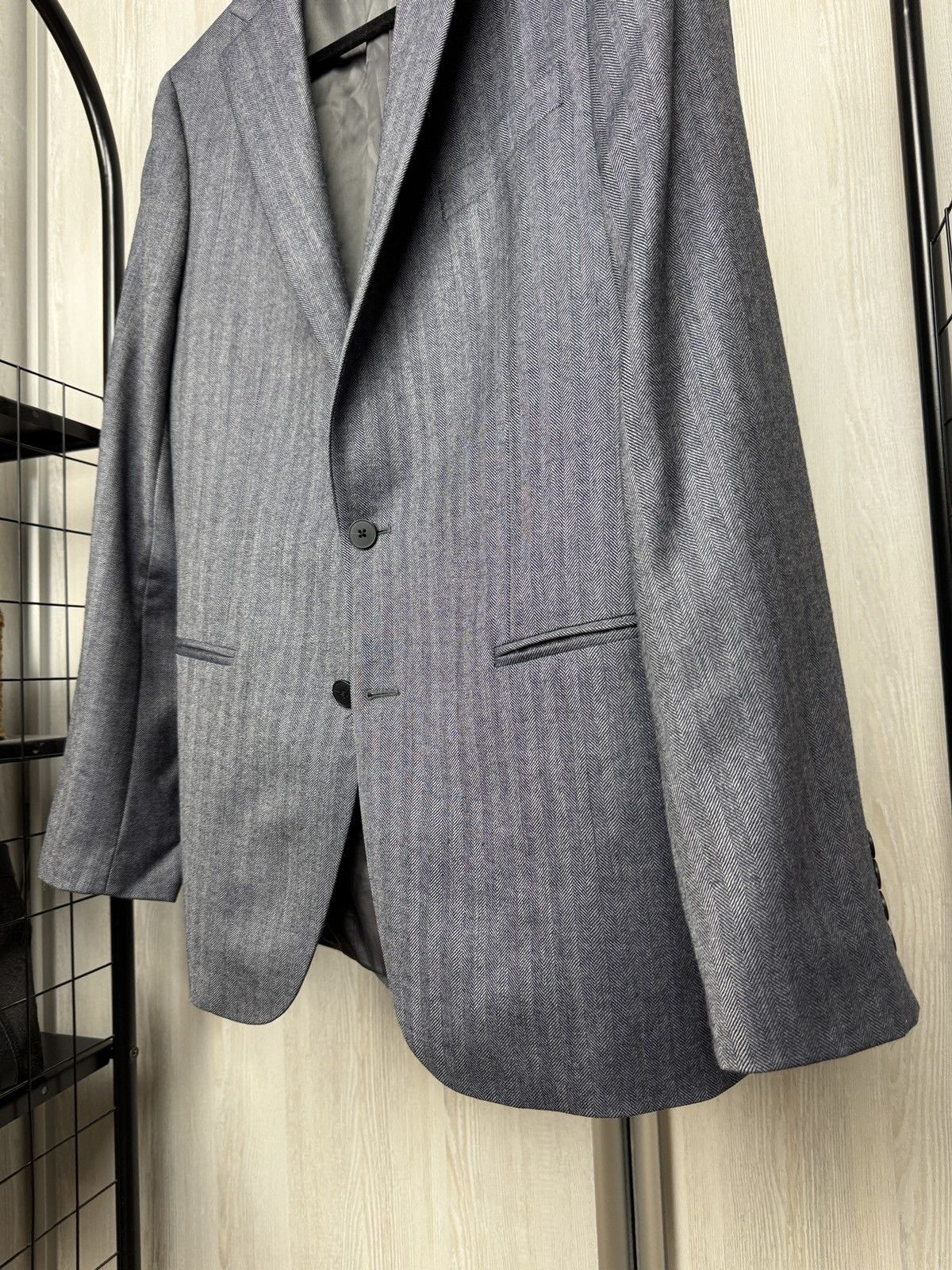 Chester Barrie Chester by Chester Barrie Saville Row herringbone blazer Size 40L - 6 Thumbnail