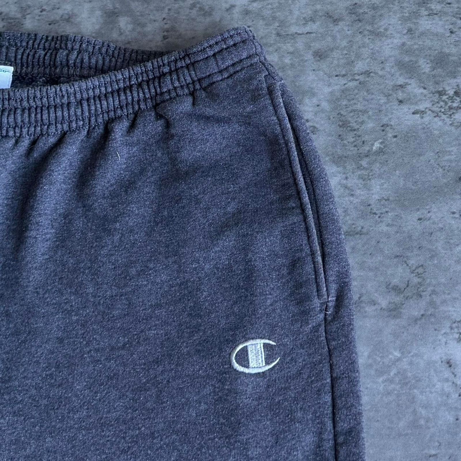 Champion × Vintage Vintage Y2K Champion Baggy Grey Technical Opium Sweatpants Size US 34 / EU 50 - 3 Thumbnail