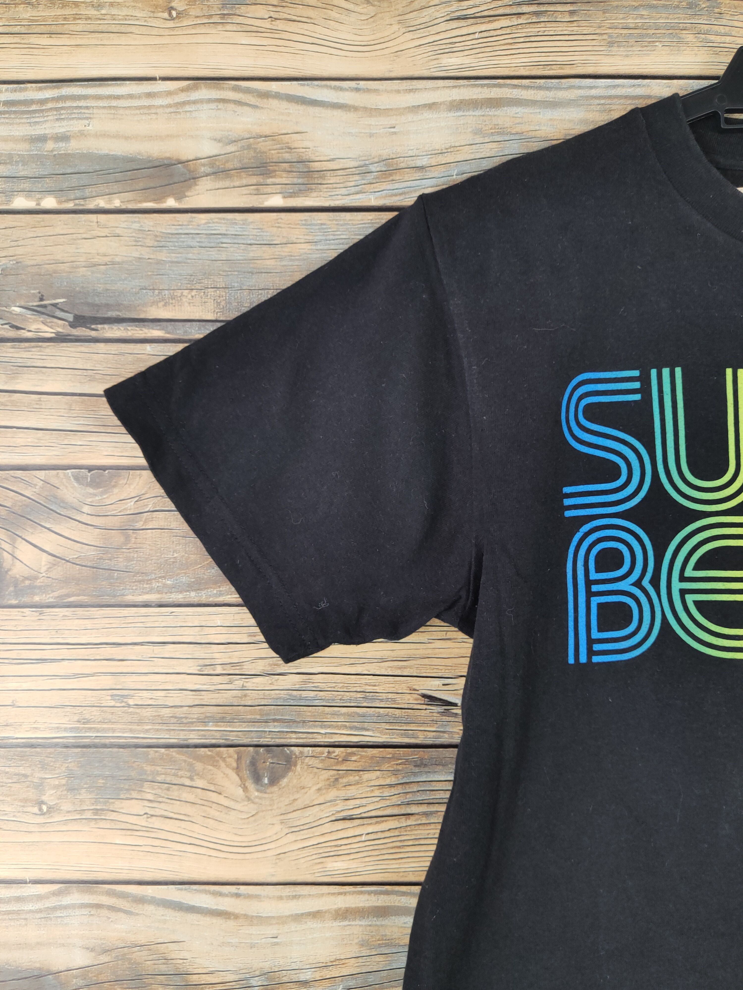 Japanese Brand × Vintage DL Team Goddess hawaian surf Black Short Sleeve T-shirt #627 Size US M / EU 48-50 / 2 - 5 Thumbnail
