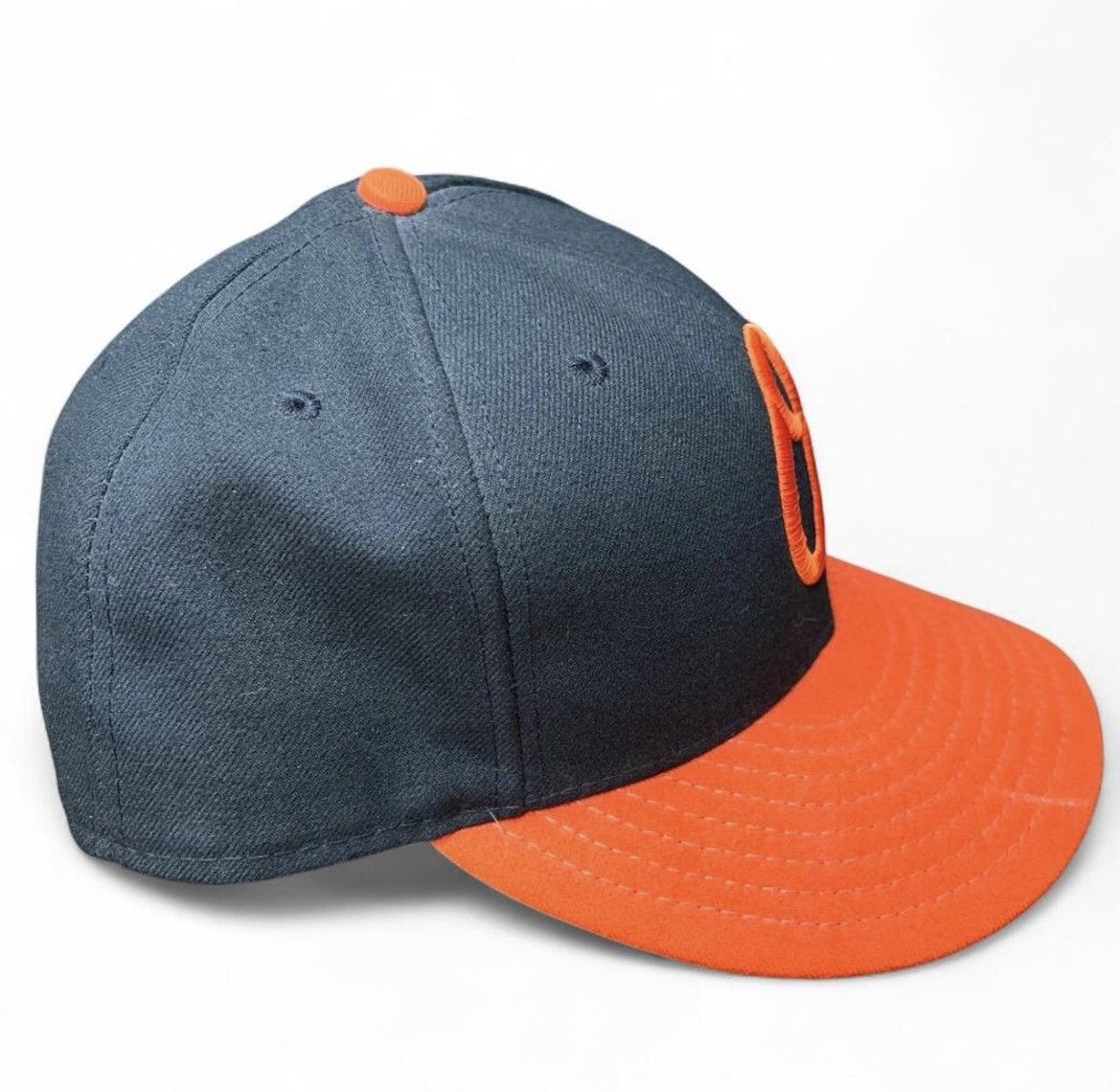 New Era Baltimore Orioles New Era Fitted Hat Size 7.5 Size ONE SIZE - 3 Thumbnail