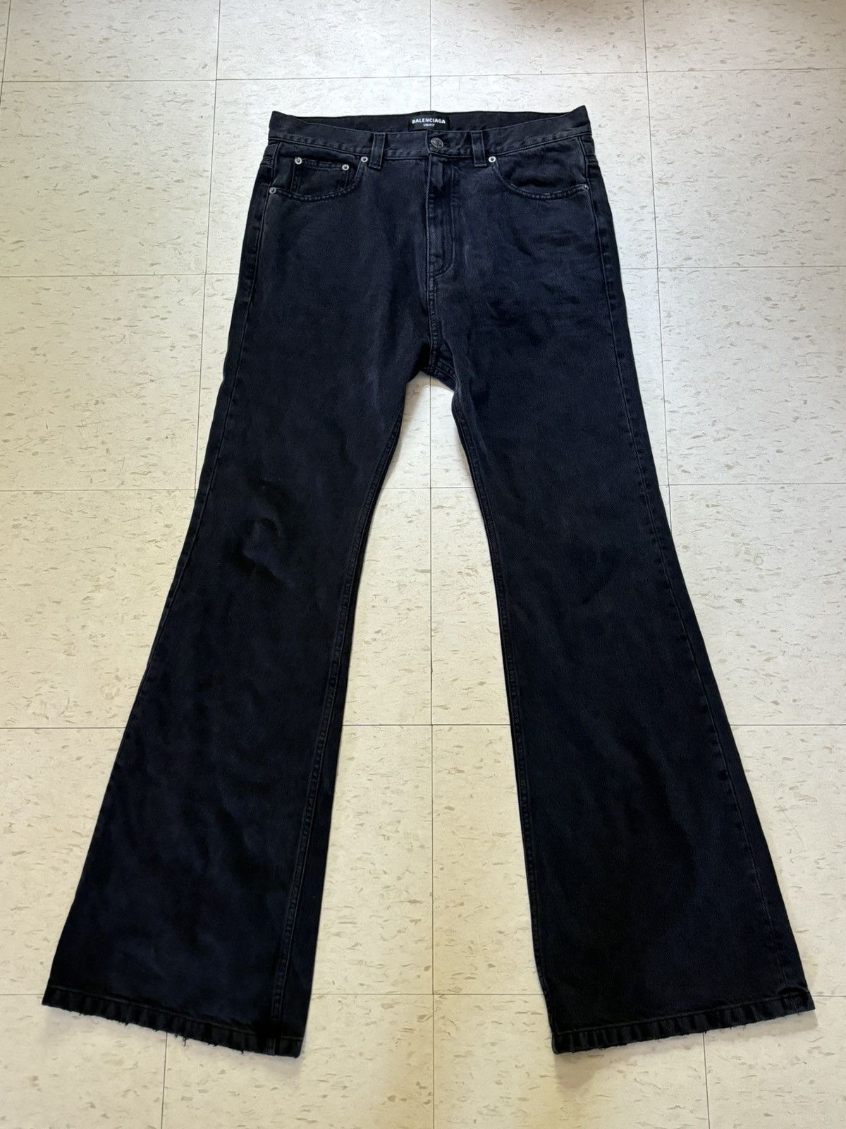 Balenciaga Rare Balenciaga Lost Tape Flared Jeans | Grailed