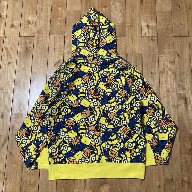Bape BAPE × MINIONS Milo full zip hoodie a bathing ape Size US L / EU 52-54 / 3 - 3 Thumbnail