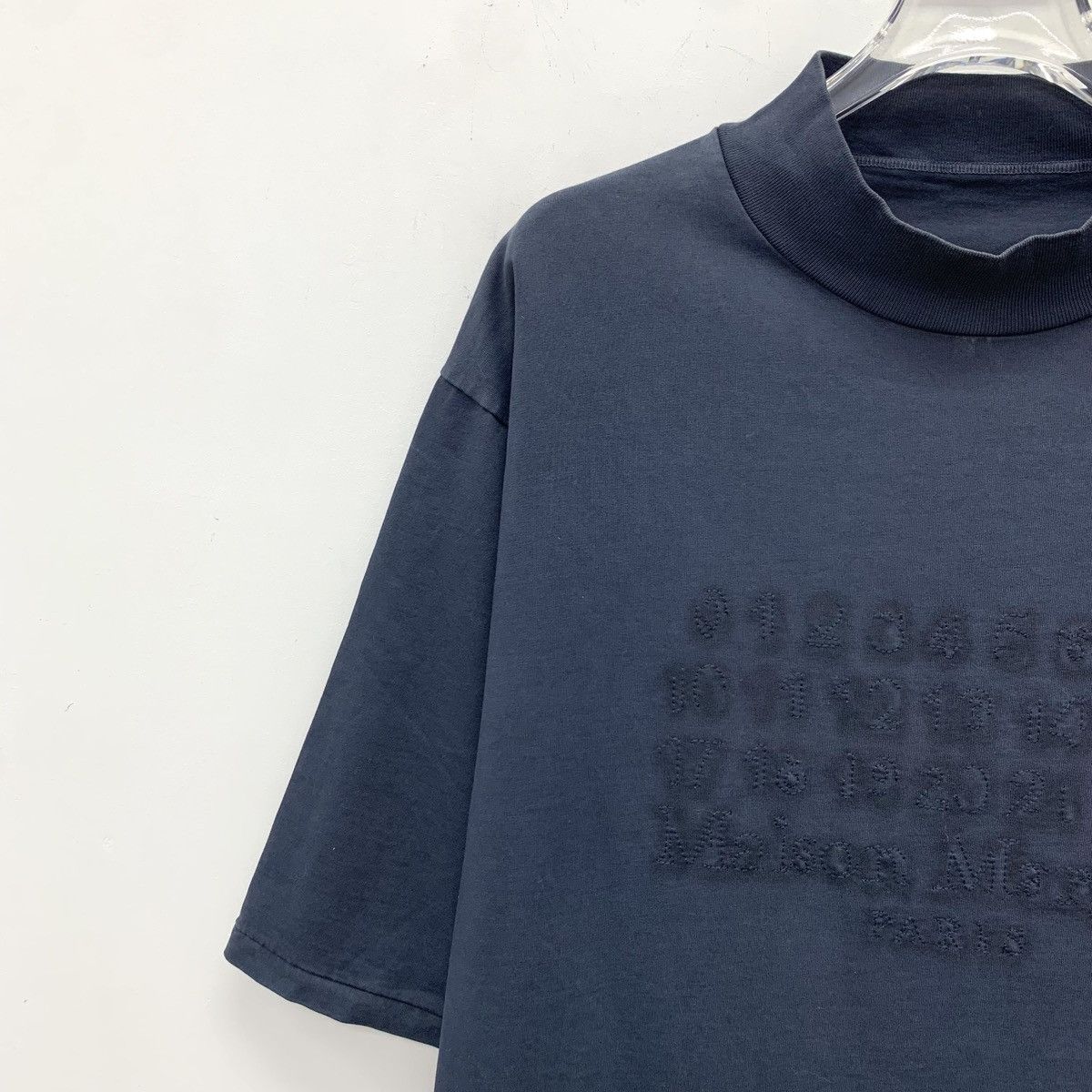 Maison Margiela Maison Margiela Dark Navy Letter Short Sleeve T-shirt K26WX Size US S / EU 44-46 / 1 - 3 Thumbnail
