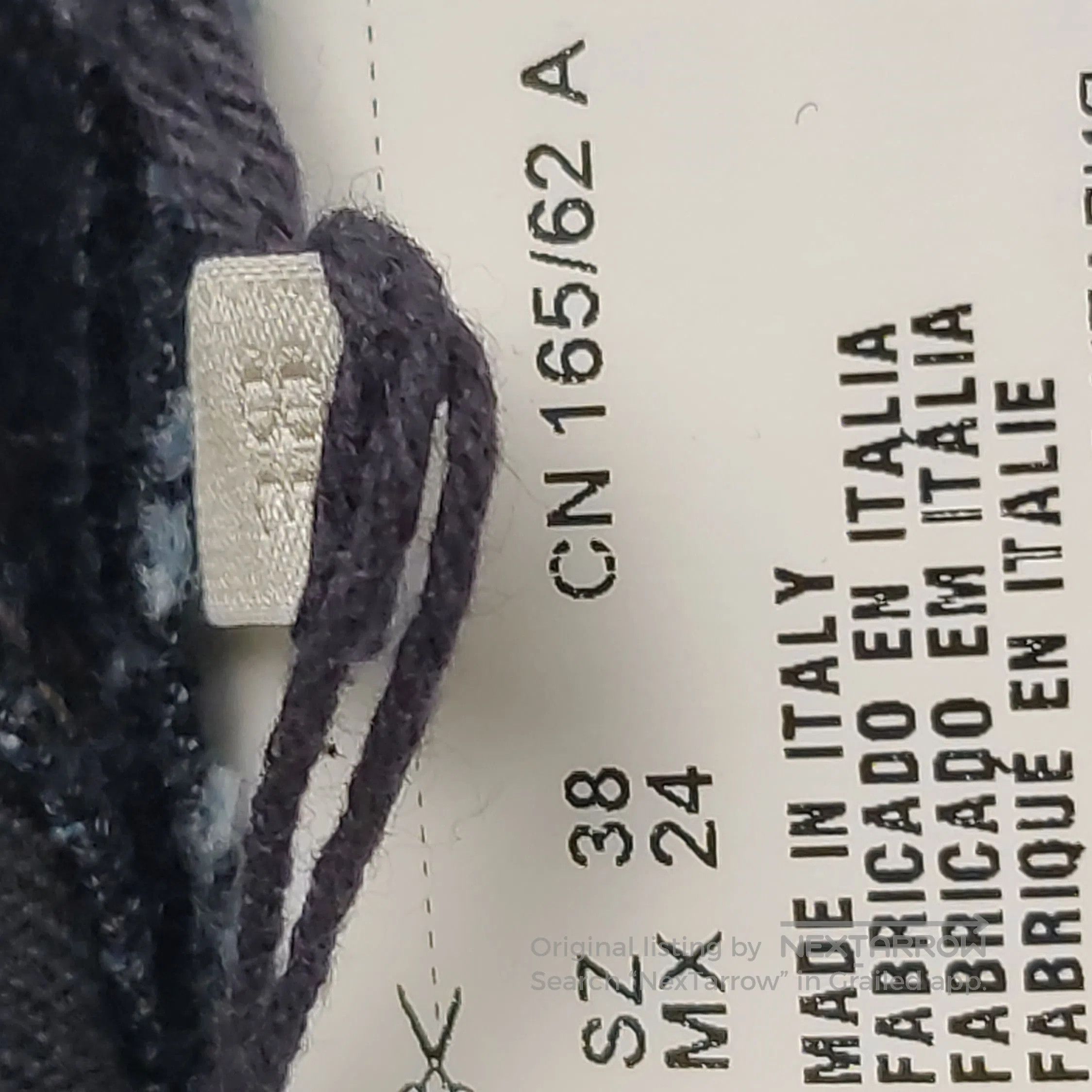 Prada Logo Cotton Denim Pants for Women .