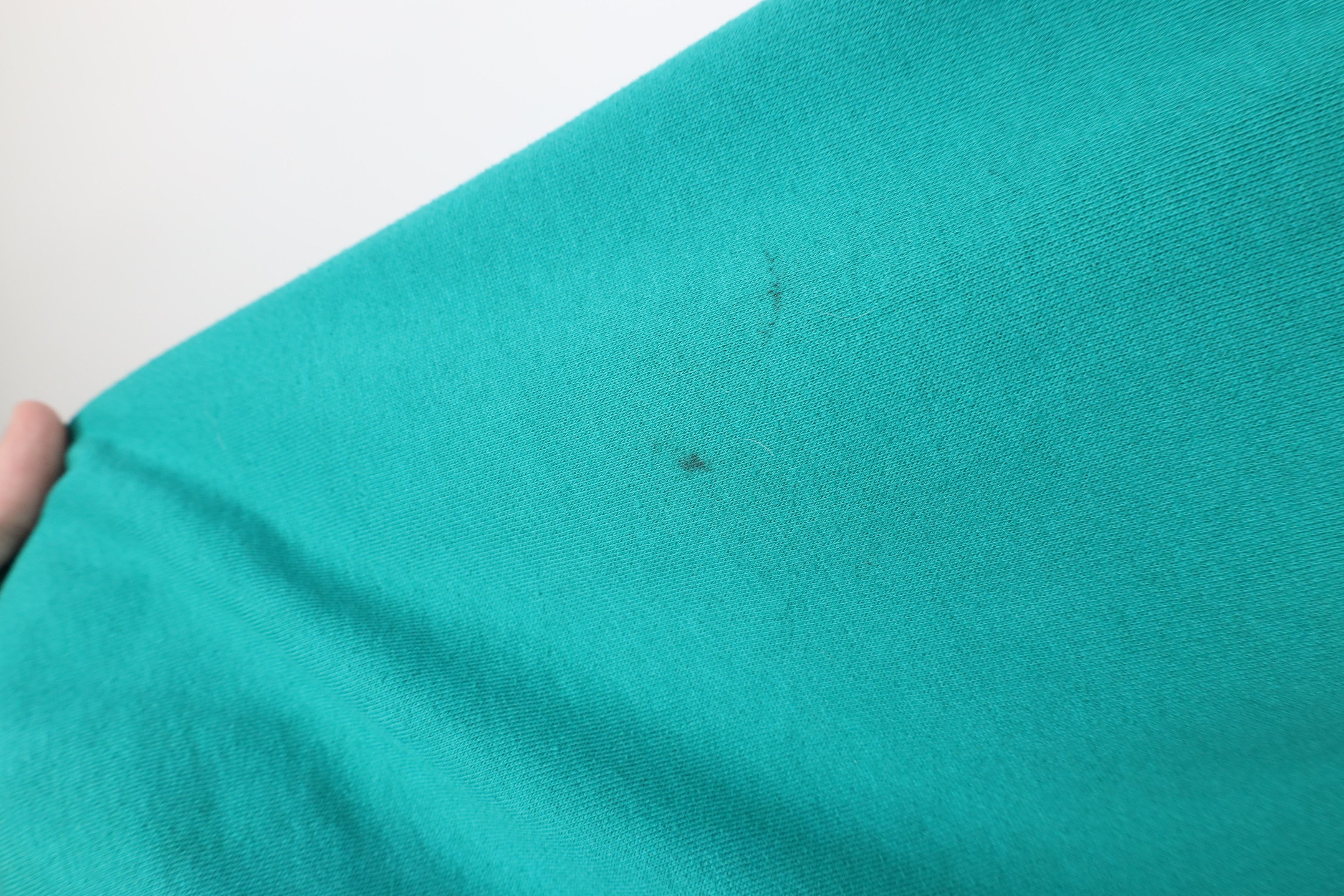 Vintage Vintage 90s Streetwear Textured Crewneck Sweatshirt Teal Size US XL / EU 56 / 4 - 9 Thumbnail