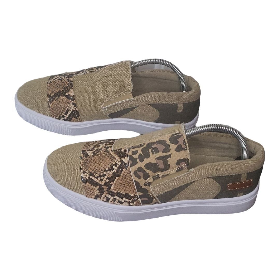 Other Jolimall Snakeskin Sneakers Women Sz 10 Platform Camo Low Sl Size US 10 / IT 40 - 2 Thumbnail
