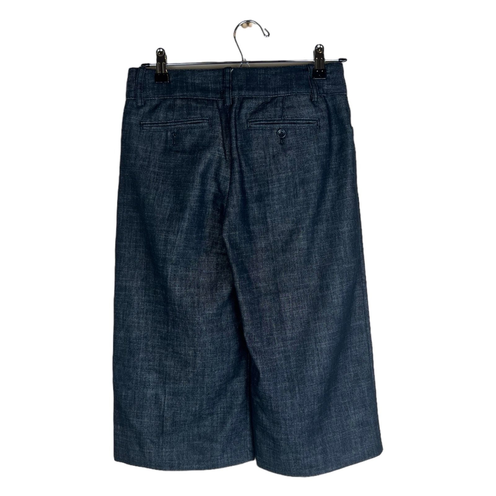 Express Express | Vintage Y2K Denim Trouser Pants Gaucho Editor Size 25" / US 0 / IT 36 - 5 Thumbnail