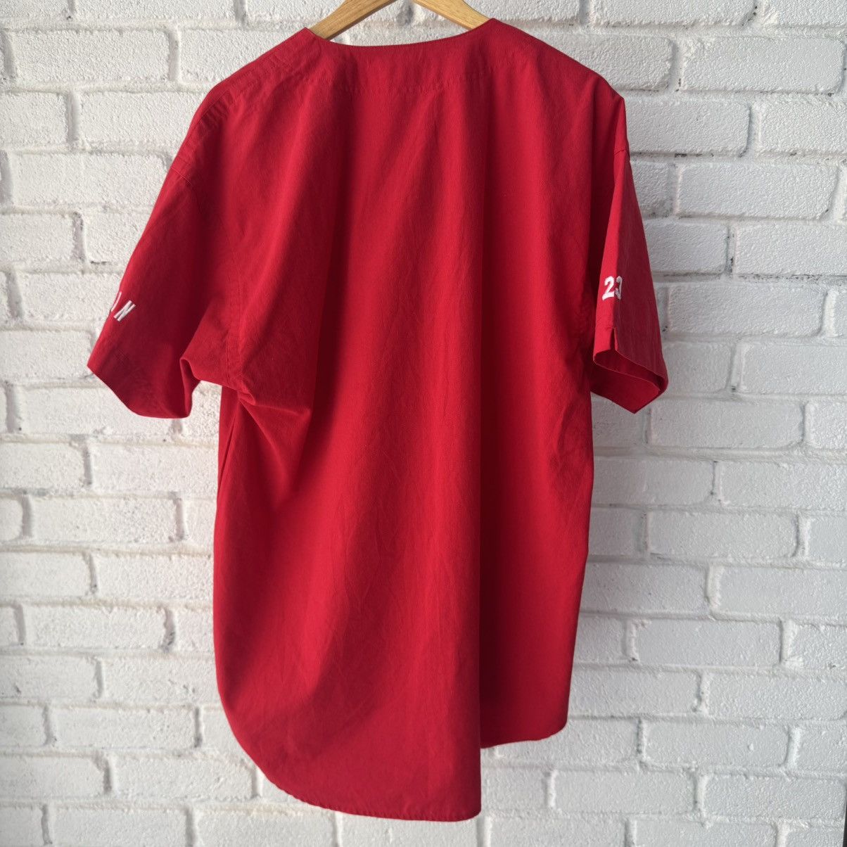 Jordan Brand × Nike × Vintage 90’s Nike Jordan Baseball Jersey Size US L / EU 52-54 / 3 - 2 Thumbnail
