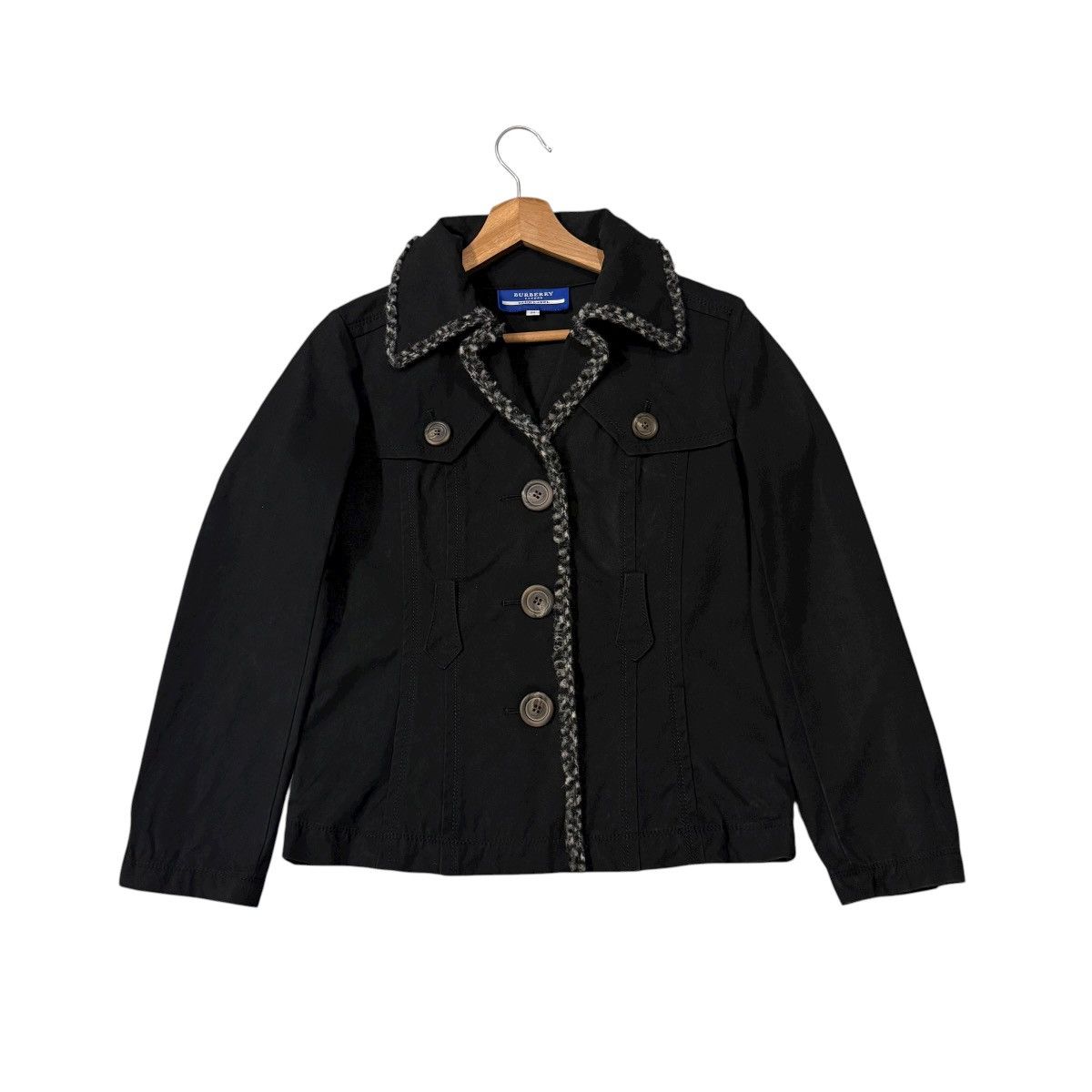 Burberry ‼️RARE‼️Vintage Burberry London Blue Label Buttons Jacket Size S / US 4 / IT 40 - 1 Thumbnail