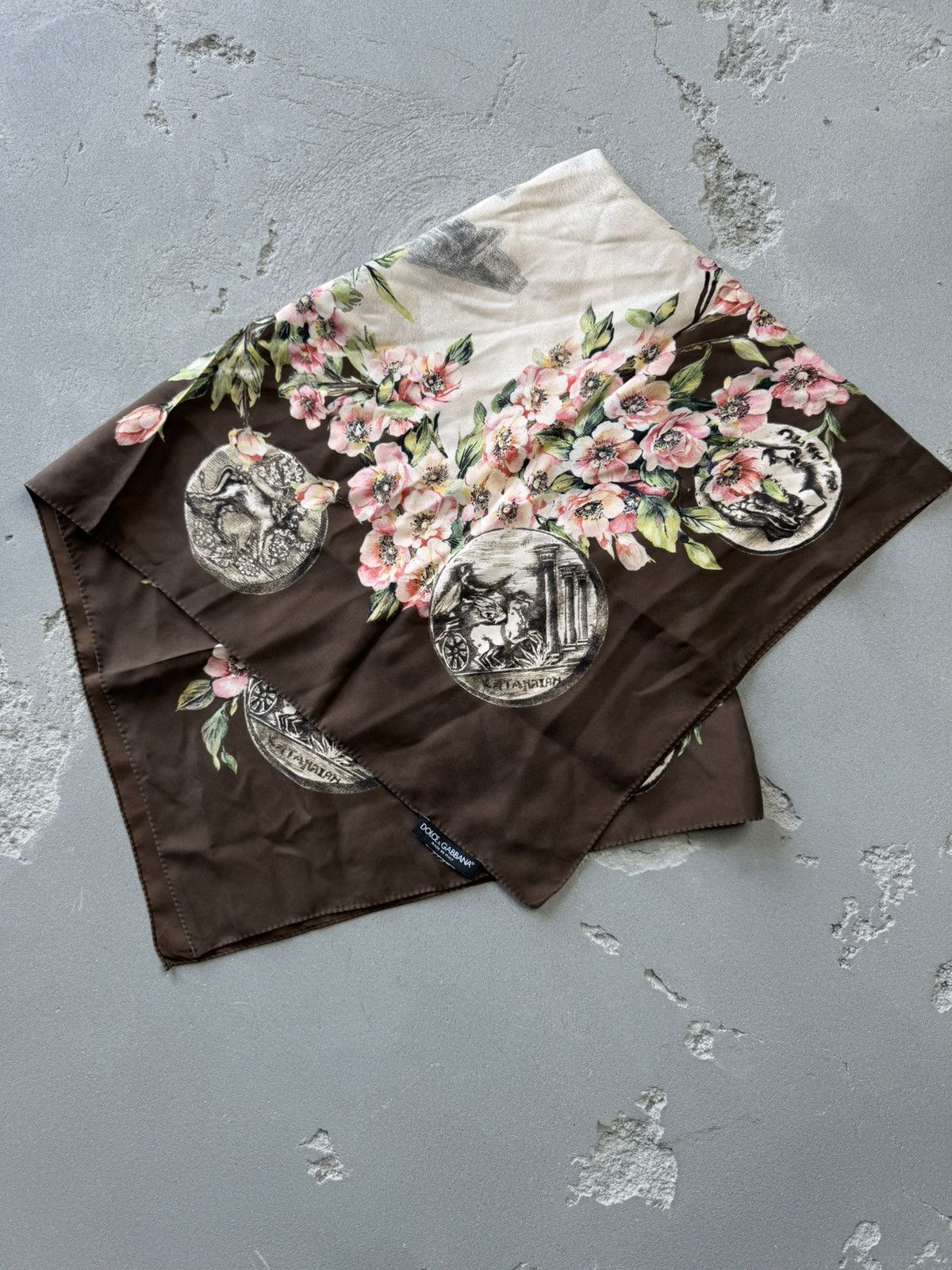 Dolce & Gabbana Vintage Dolce Gabbana silk scarf Size ONE SIZE - 3 Thumbnail