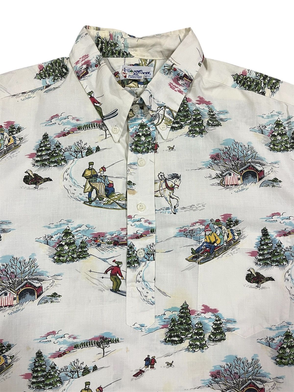 Reyn Spooner Vintage 1991 reyn spooner hawaiian christmas pullover Size US XL / EU 56 / 4 - 4 Thumbnail