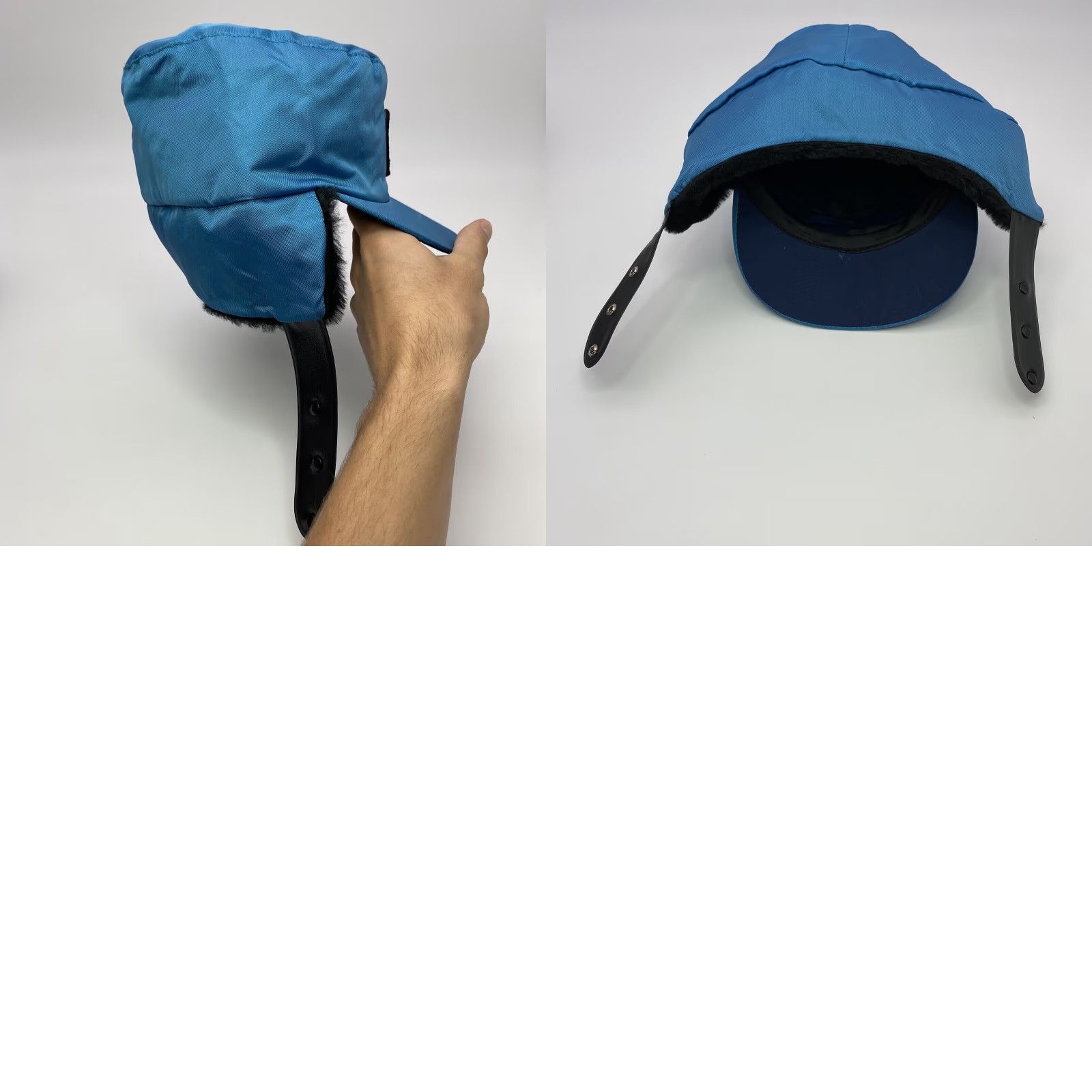 Vintage VINTAGE 60s ABC OLYMPICS CAST CREW INSULATED EAR FLAP HAT ONE SIZE BLUE UNISEX ADULTS Size ONE SIZE - 8 Thumbnail
