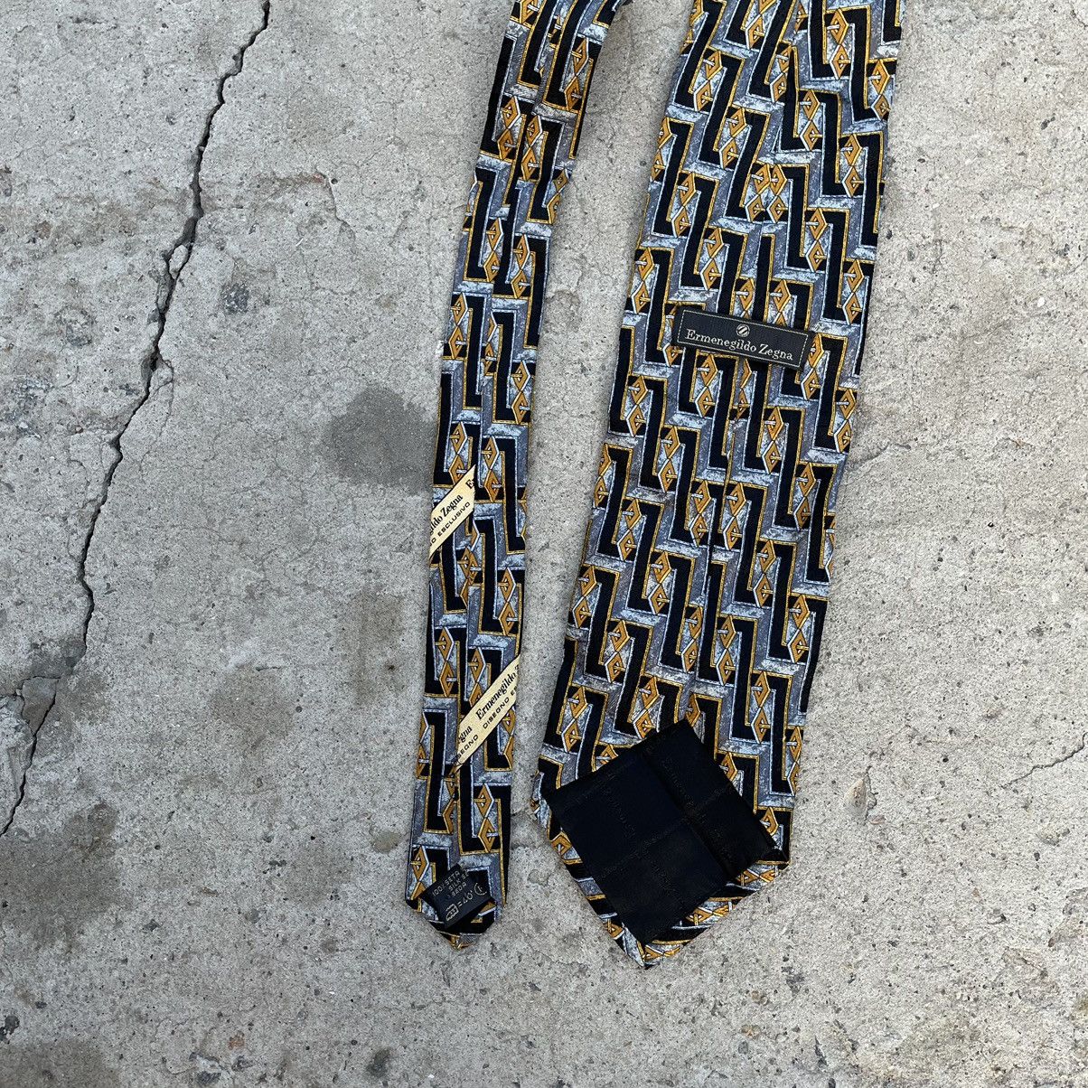 Ermenegildo Zegna Vintage Ermenegildo Zegna Tie Silk Y2K 90s USA Size ONE SIZE - 9 Thumbnail
