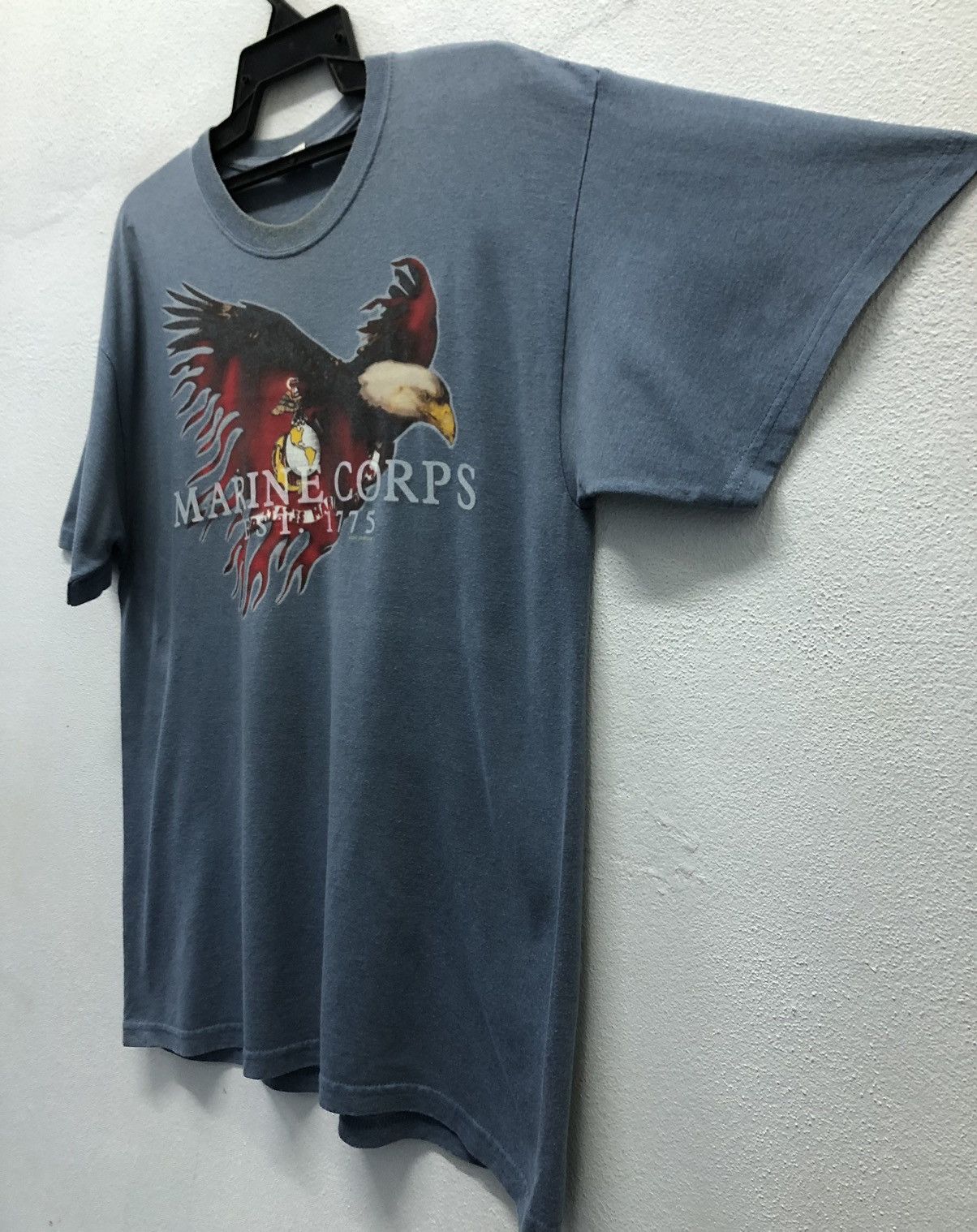 Vintage Vintage 2008 Gildan Marine Corps Est. 1775 T-Shirt Size US L / EU 52-54 / 3 - 6 Thumbnail