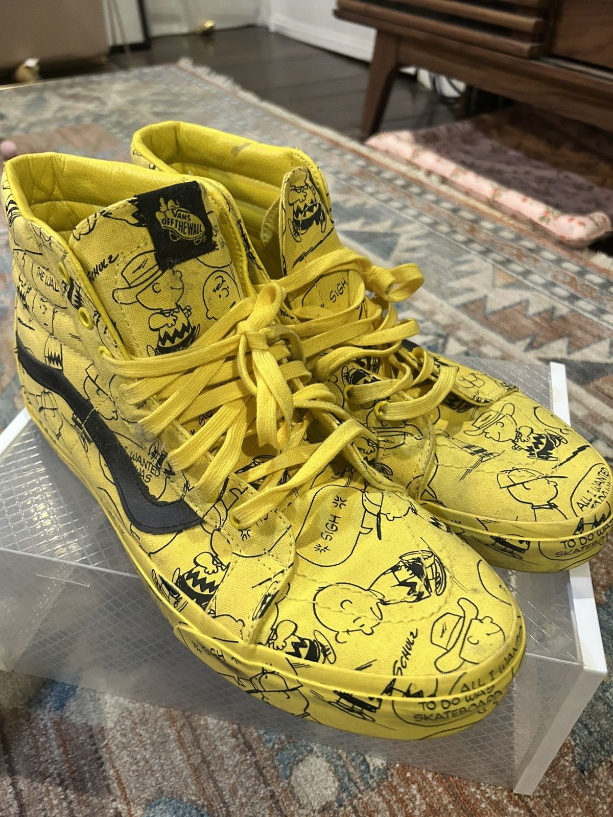 Peanuts × Vans Vans x Peanuts Charlie Brown Sk8-Hi Size US 13 / EU 46 - 8 Thumbnail
