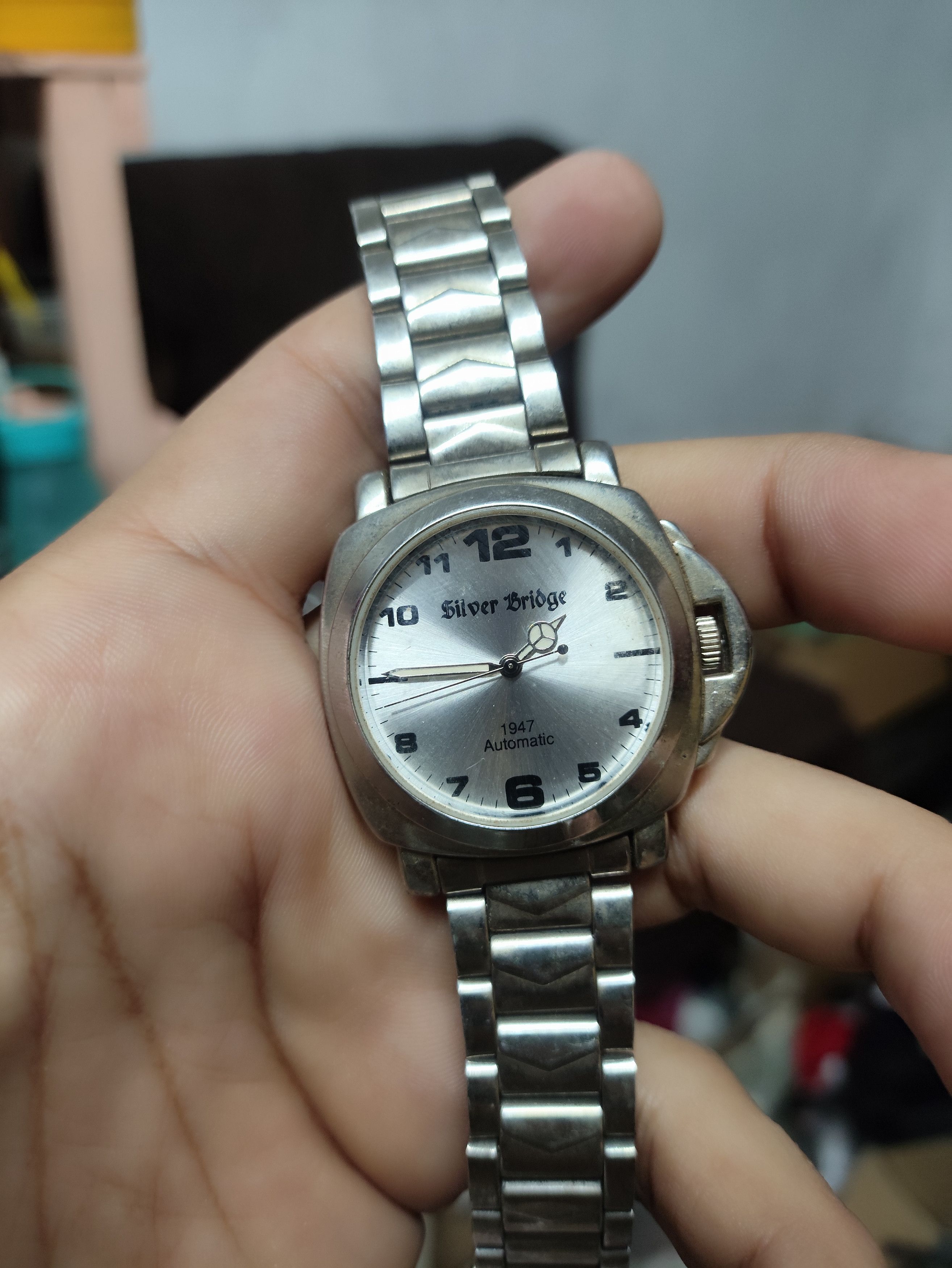Vintage Vintage 💥 Silver Bridge Watch. Engine JAPAN MOVEMENT Size ONE SIZE - 3 Thumbnail