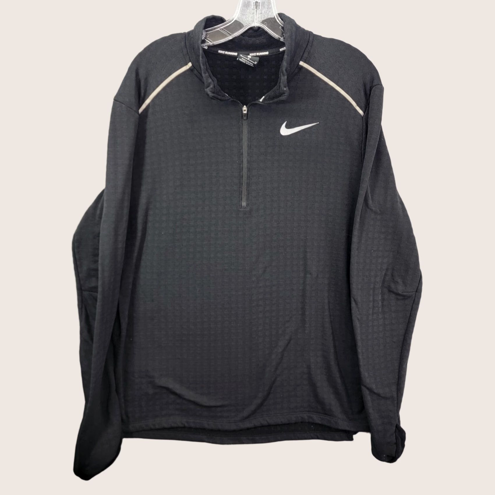 Nike Nike Sweatshirt Mens M Black 1/4 Zip Pullover Running Athleticwear Size US M / EU 48-50 / 2 - 1 Thumbnail