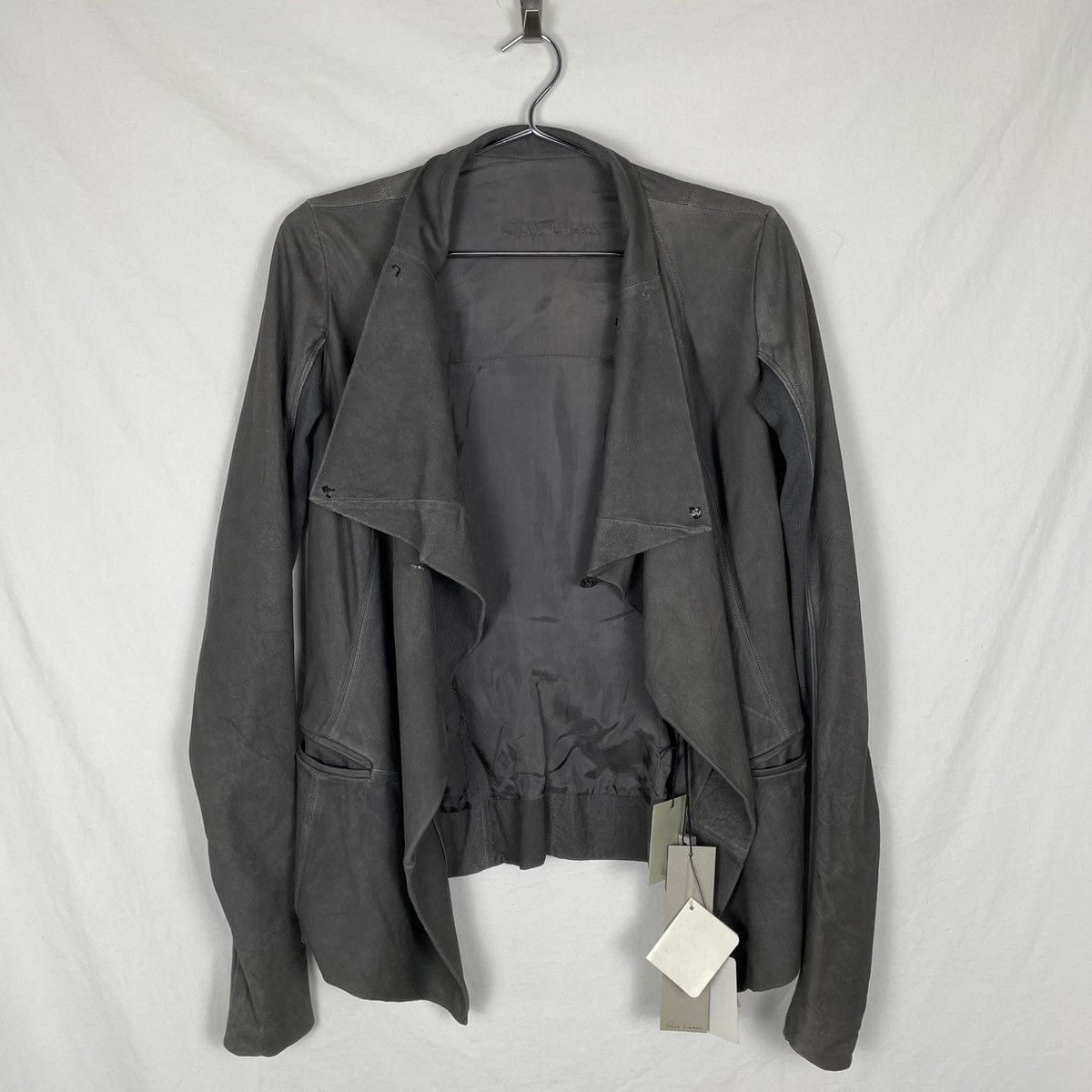 Rick Owens SS09 RICK OWENS LEATHER JACKET OLMAR & MIRTA ERA Size S / US 4 / IT 40 - 1 Thumbnail