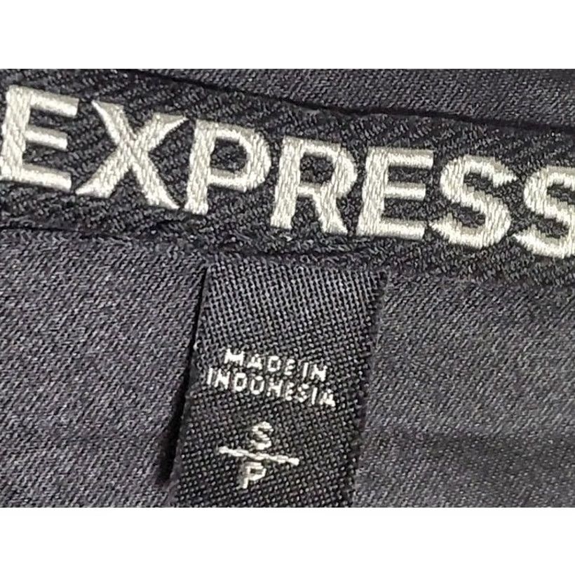 Express EXPRESS Black Spaghetti Strap Dress Solid Knit Short Sleeveless Size S/P Women Size 28" / US 6 / IT 42 - 3 Thumbnail