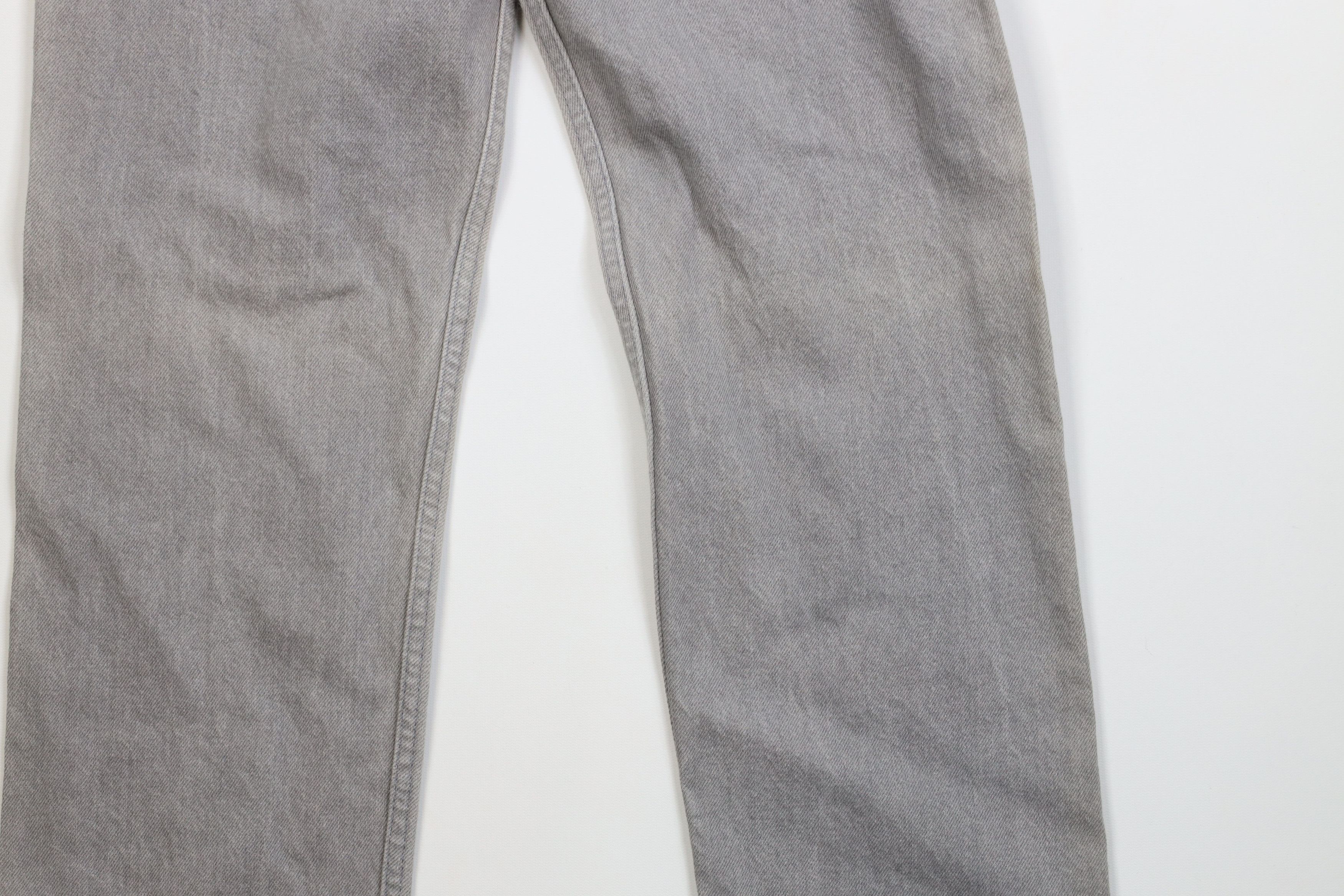 Levi's Vintage 80s Levis 40509 Straight Leg Denim Jeans Gray USA Size US 32 / EU 48 - 14 Thumbnail