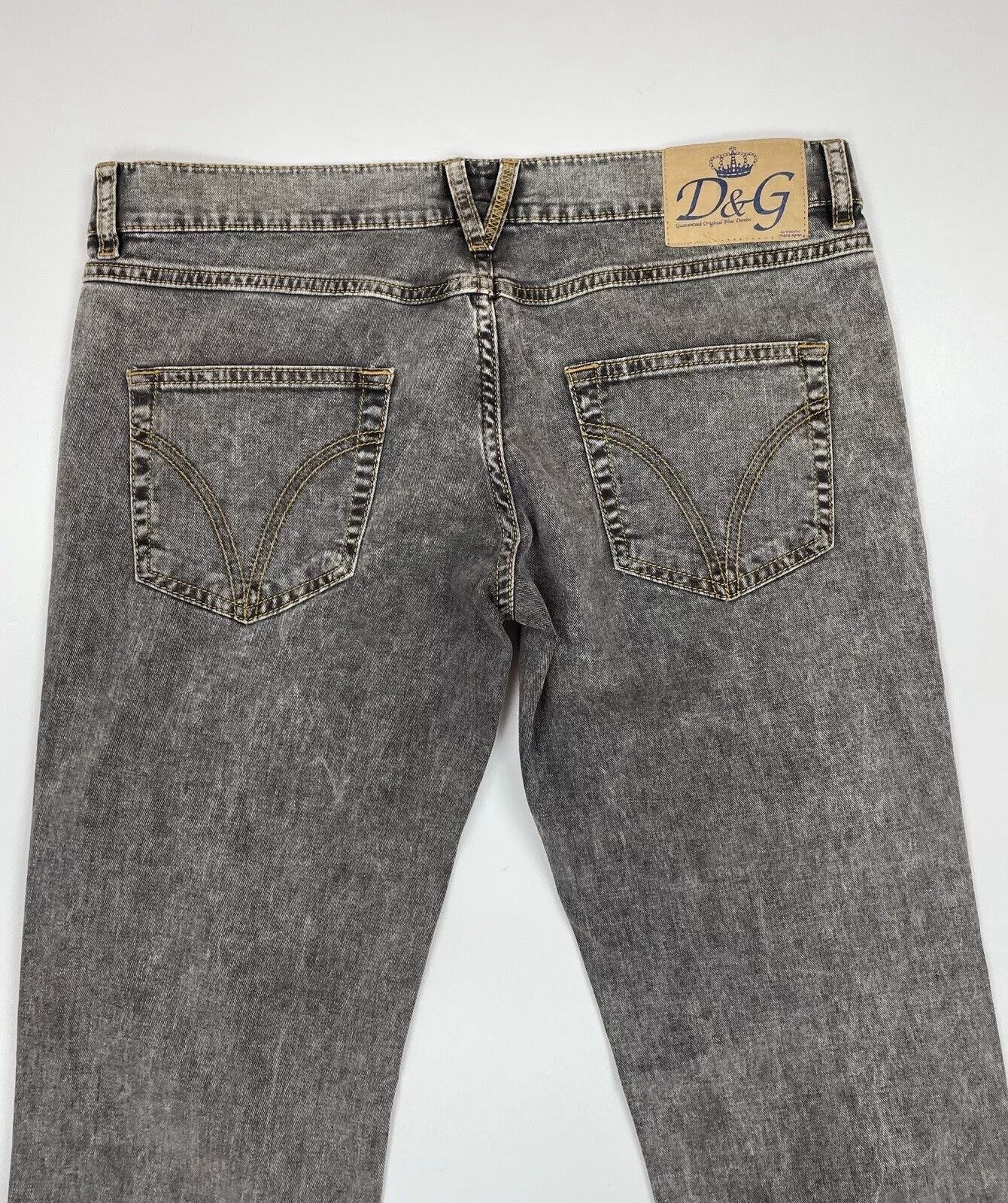 Dolce & Gabbana D&G Dolce and Gabbana Wonder Women Very Low Rise Tight Jeans Size 31" - 6 Thumbnail