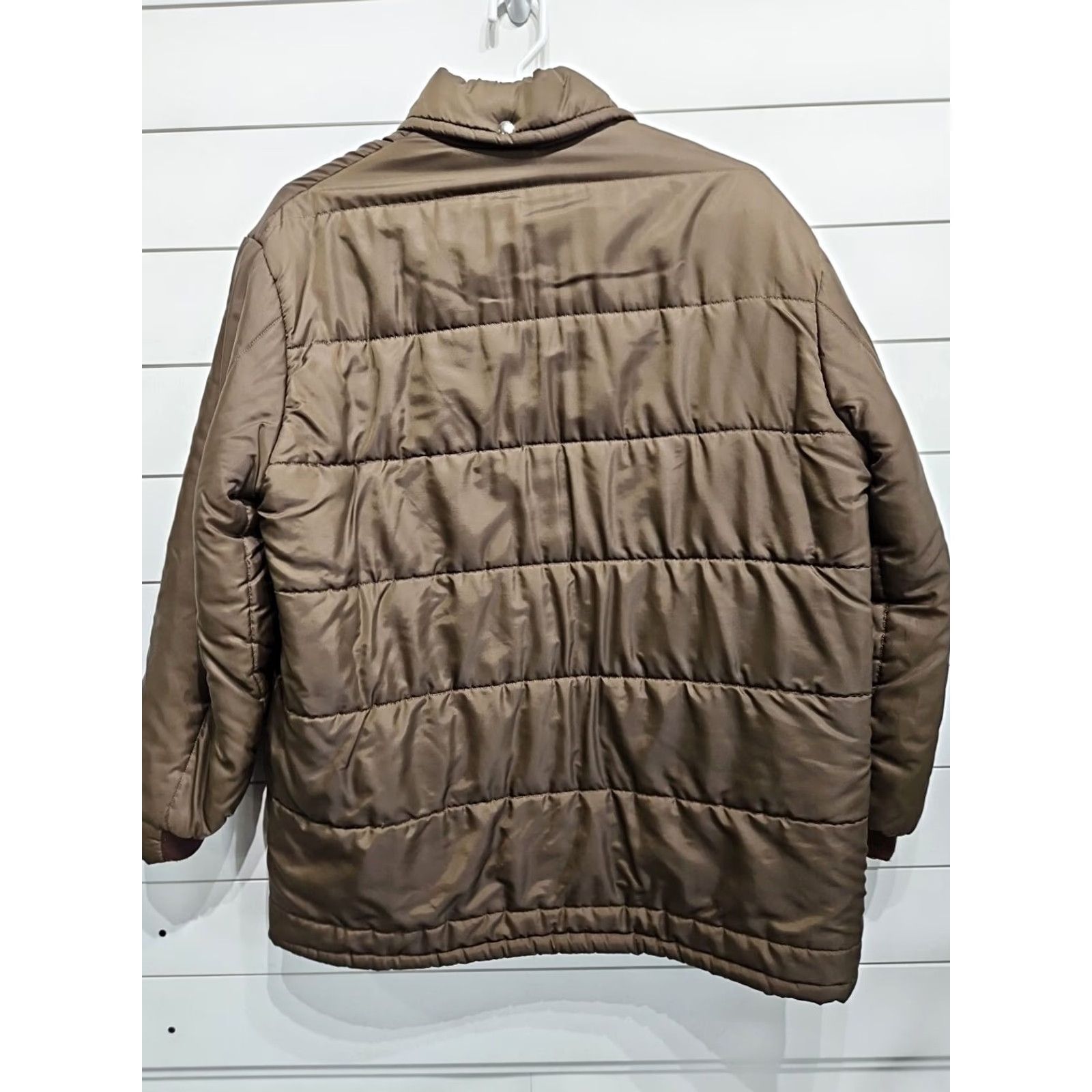 JCPenney VINTAGE John Deere Puffer Trucker Jacket Coat Mens XL Brown Jacket Size US XL / EU 56 / 4 - 7 Thumbnail