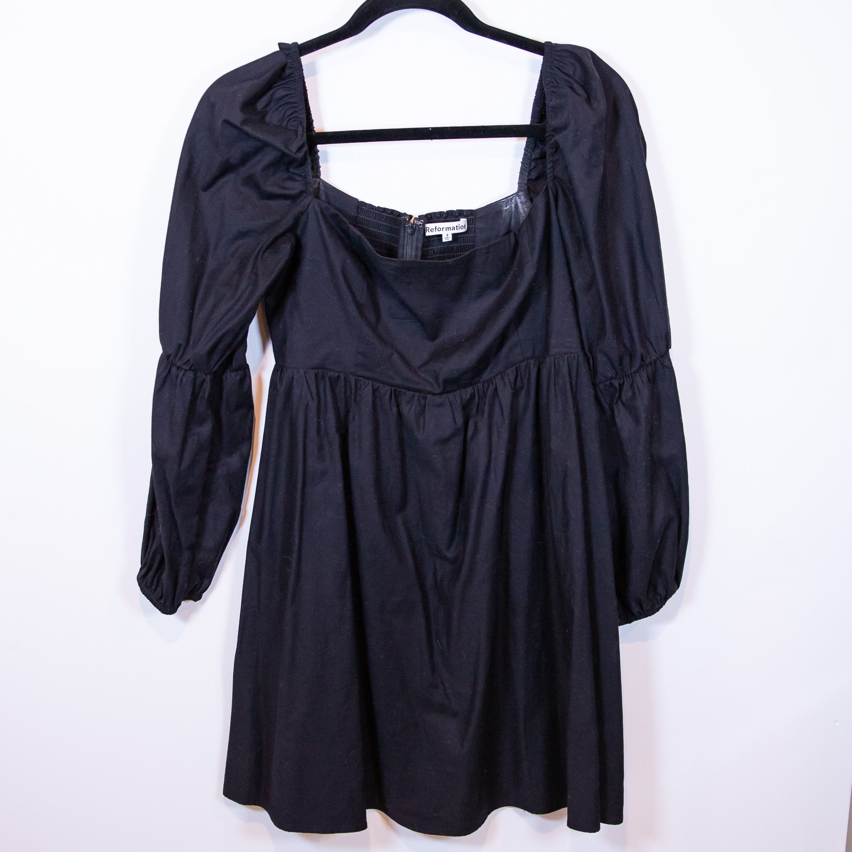 Reformation Reformation Michaela Cotton Poplin Square Neck Size M / US 6-8 / IT 42-44 - 1 Thumbnail