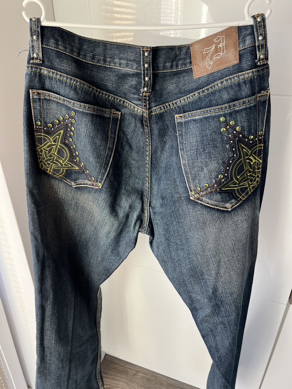 Pepe Jeans Pepe Jeans Avant Garde Opium Embroidered Logo Y2K Jeans Size US 36 / EU 52 - 6 Thumbnail