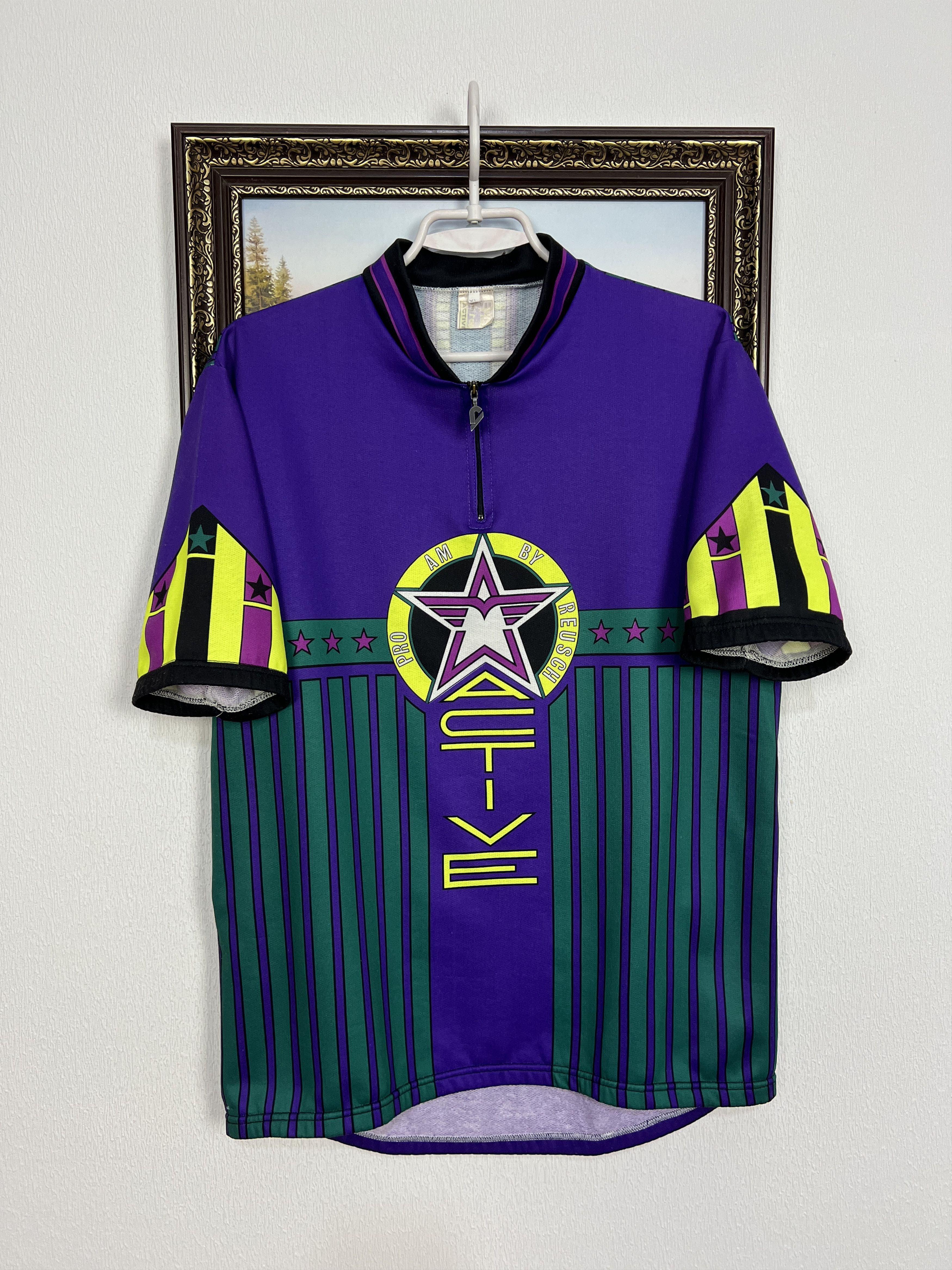 Vintage Active Cycling Jersey Trikot Maglia Camiseta Rare Hype Size US XL / EU 56 / 4 - 1 Thumbnail