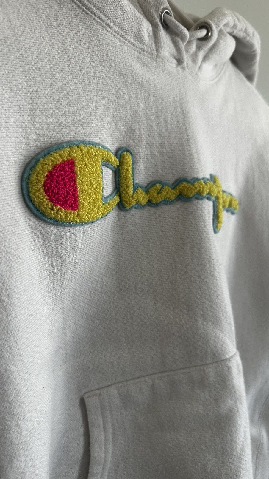 Champion Champion neon chenille embroidered hoodie Size S / US 4 / IT 40 - 3 Thumbnail