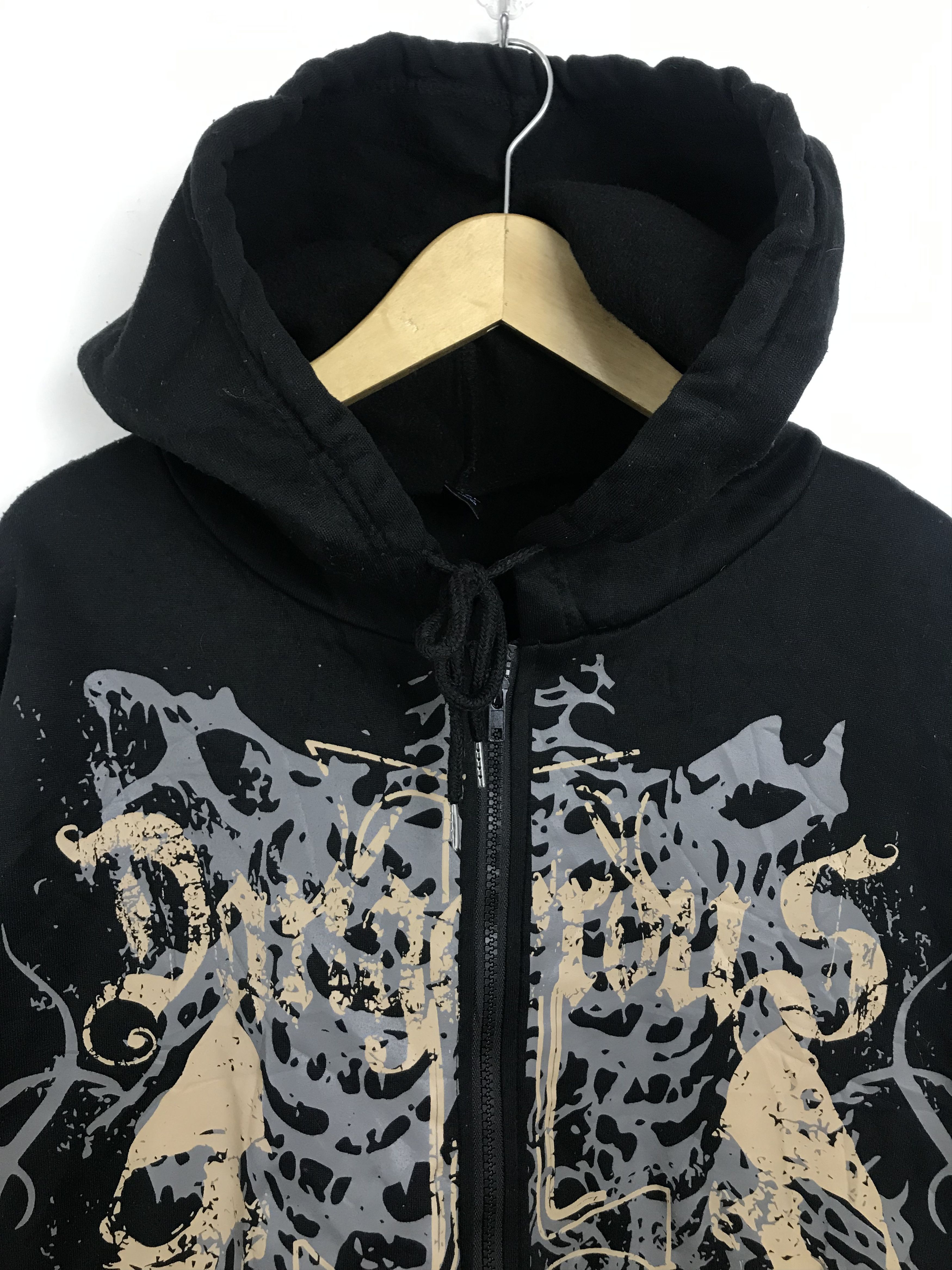 Japanese Brand Japanese Romwe Skeleton Hoodie punk gothic Size US XL / EU 56 / 4 - 4 Thumbnail