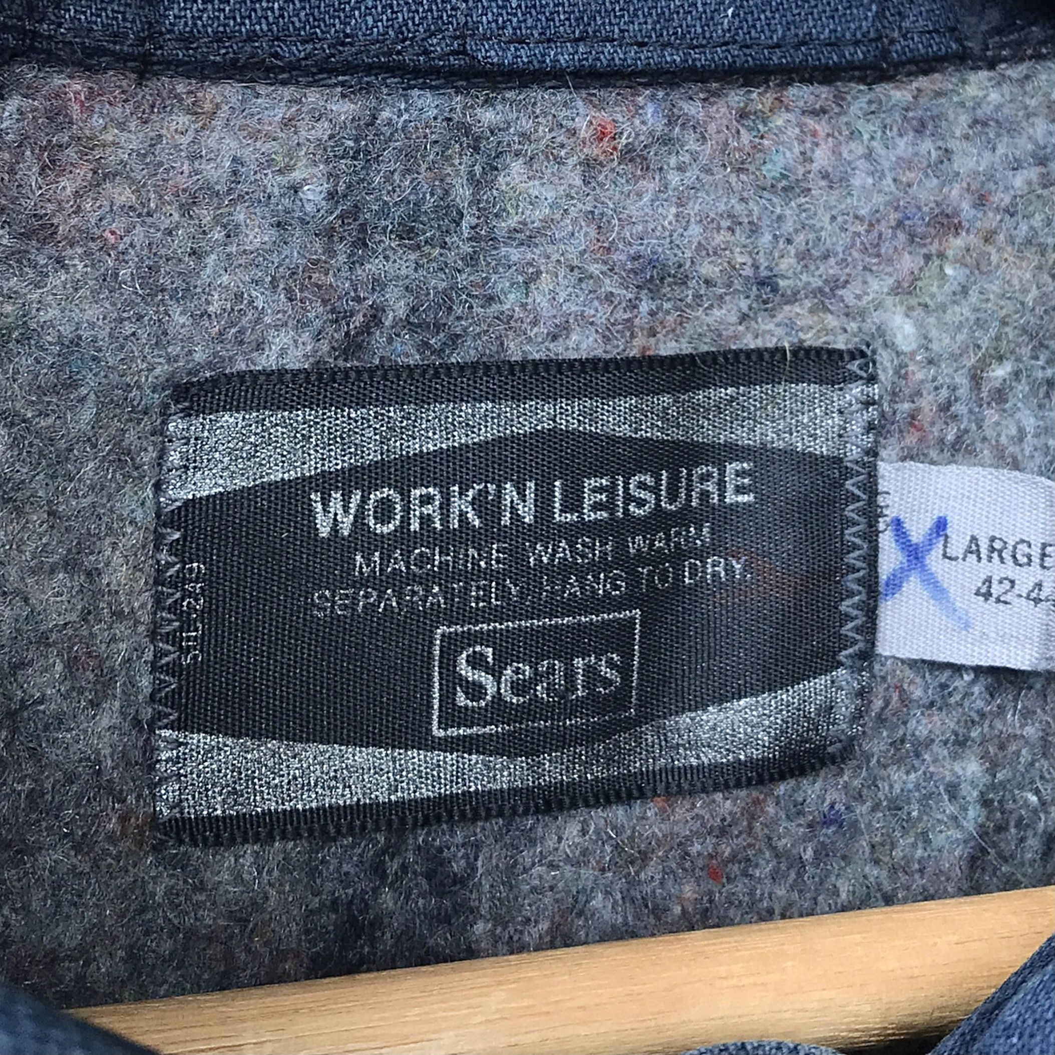 Sears × Vintage Sears Work’N Leisure Vintage 1970s Blanket Chore Jacket Size US L / EU 52-54 / 3 - 13 Thumbnail