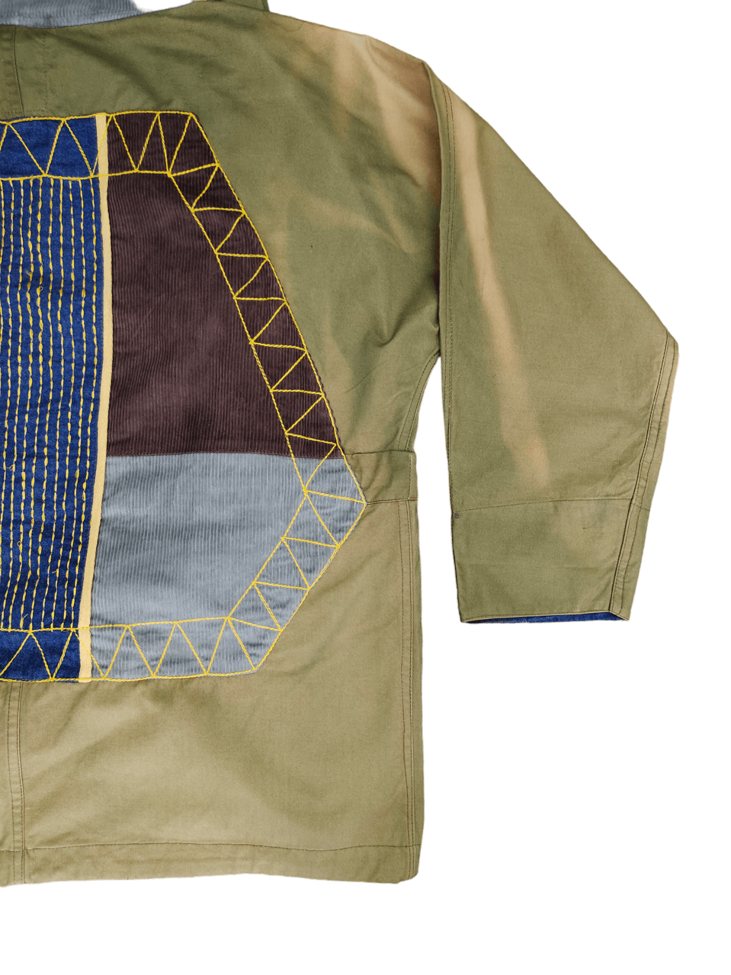 If Six Was Nine Amina Patchwork Boro Distress Color Multi Pocket Jacket Size US XL / EU 56 / 4 - 4 Thumbnail