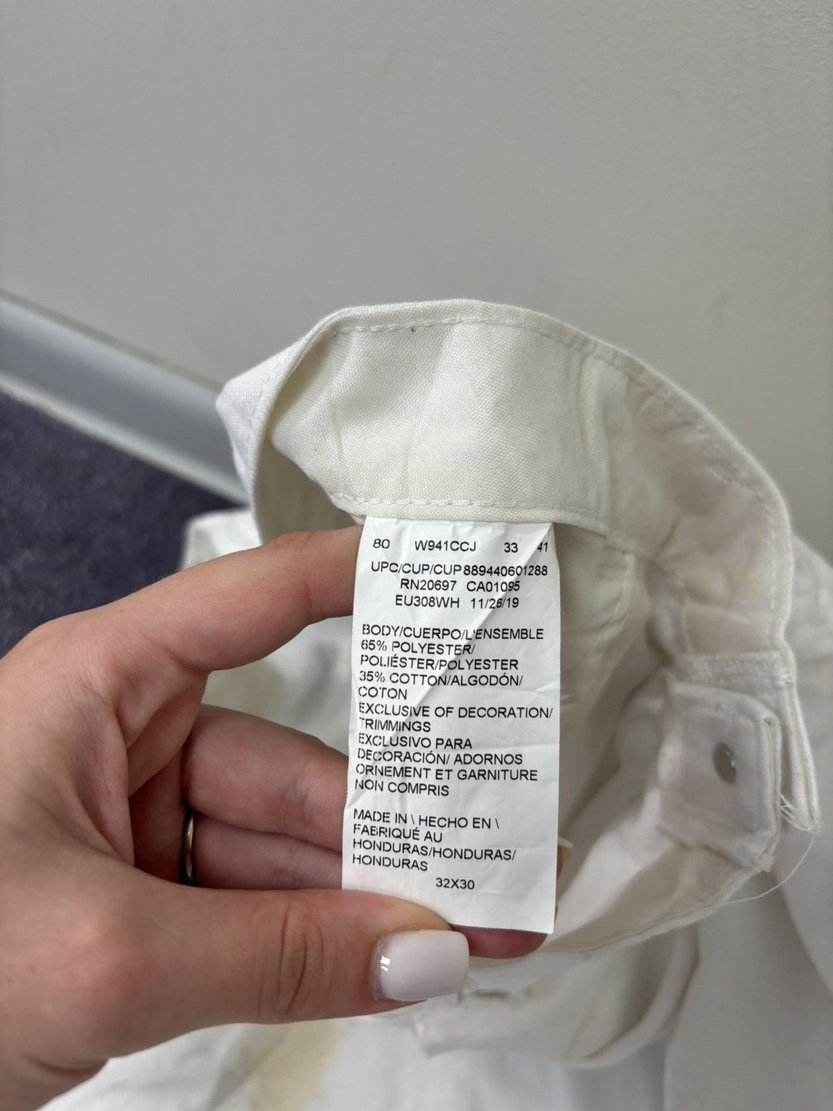 Dickies Vintage Dickies Workwear White Hype Baggy Carpenter Pants Size US 32 / EU 48 - 14 Thumbnail