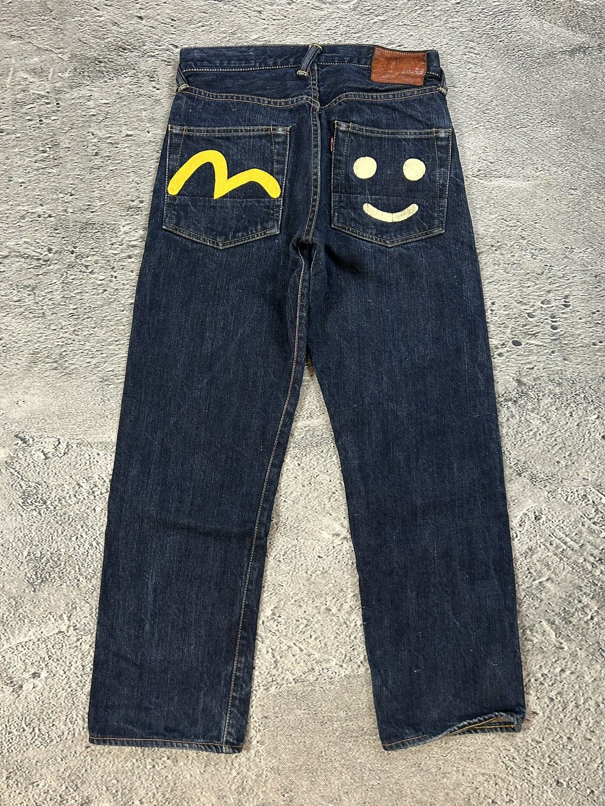 Evisu Evisu Yamane jeans smiley face Japanese vintage seagull Size 28" / US 6 / IT 42 - 1 Thumbnail