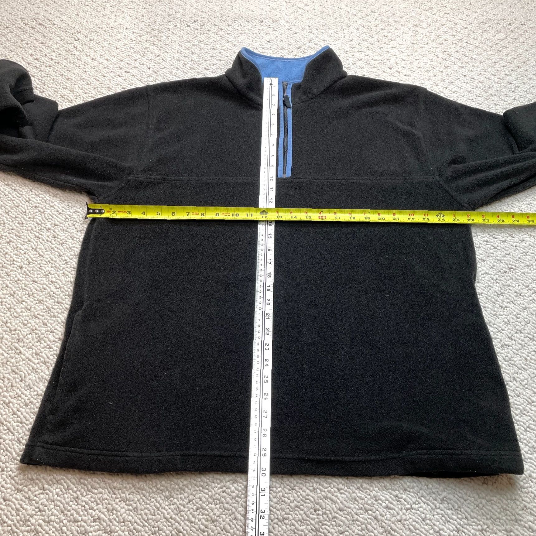Vintage Foot Locker Jacket Mens 2XL Black Fleece Zip Pockets Windbreaker Short 1/4 Zip Pullover Logo Size US XXL / EU 58 / 5 - 4 Thumbnail