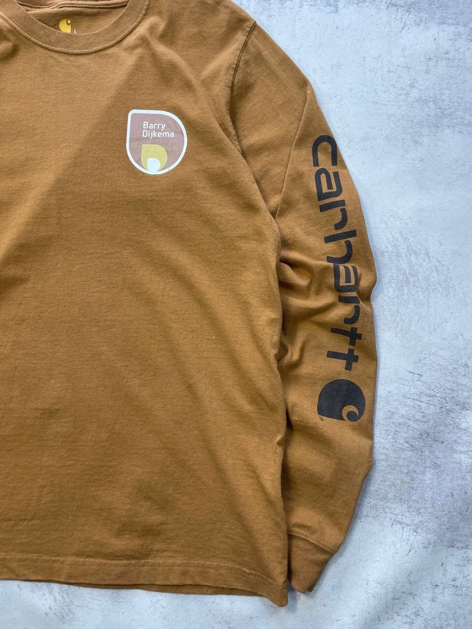 Carhartt × Vintage Vintage Carhartt Workwear Long Sleeve Tee T-shirt Y2K Size US L / EU 52-54 / 3 - 2 Thumbnail