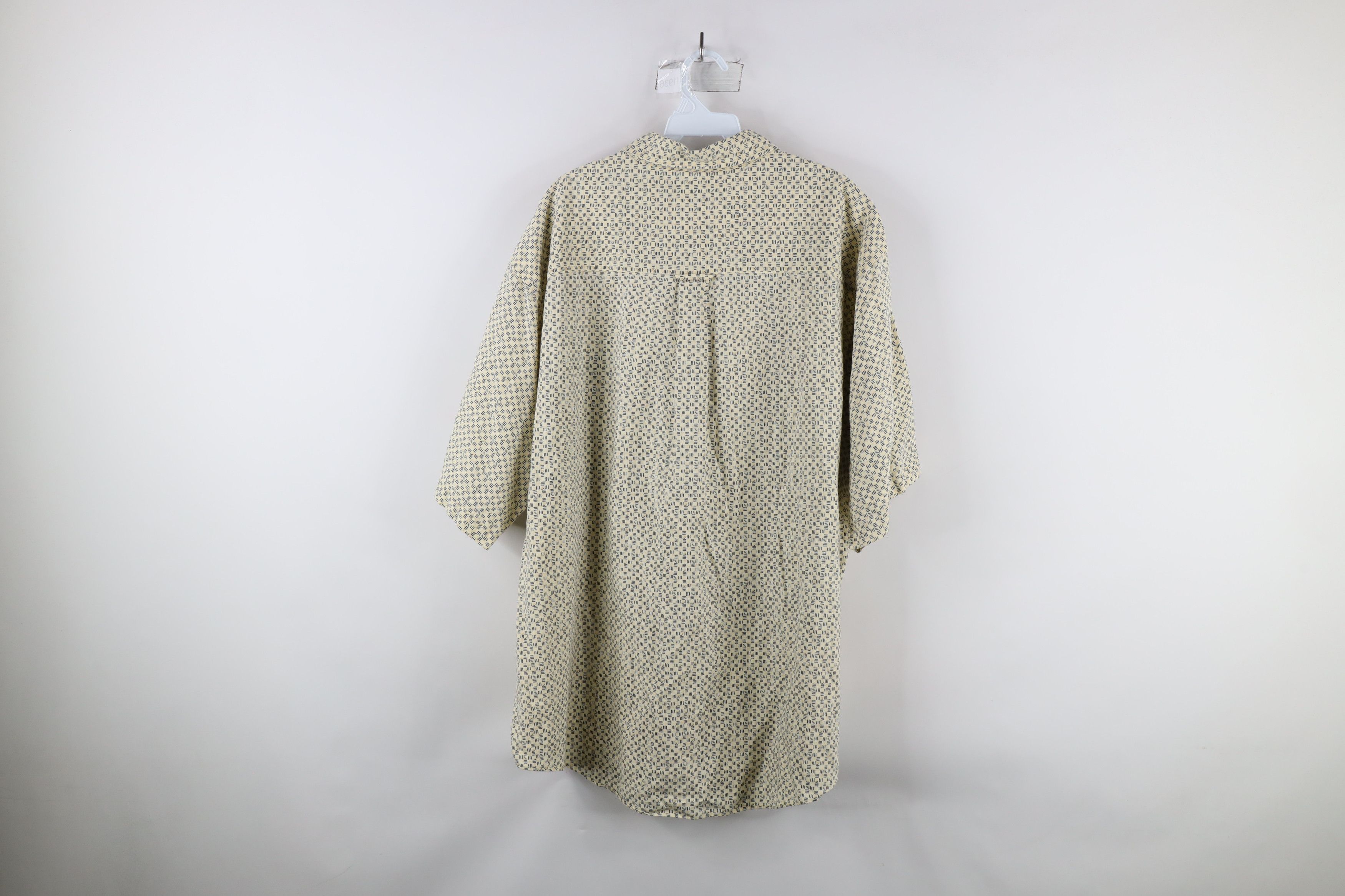 Vintage Vintage 90s Streetwear Linen Blend Button Down Shirt Size US XXL / EU 58 / 5 - 8 Thumbnail