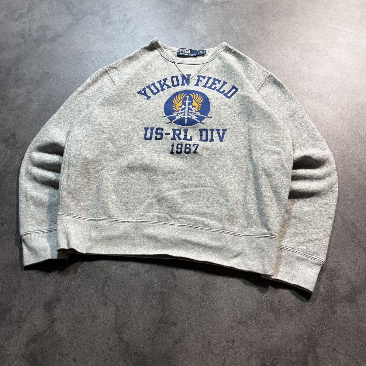 Polo Ralph Lauren Vintage 00s Polo Ralph Lauren Trackfield Big Logo Sweatshirt Size US S / EU 44-46 / 1 - 2 Thumbnail