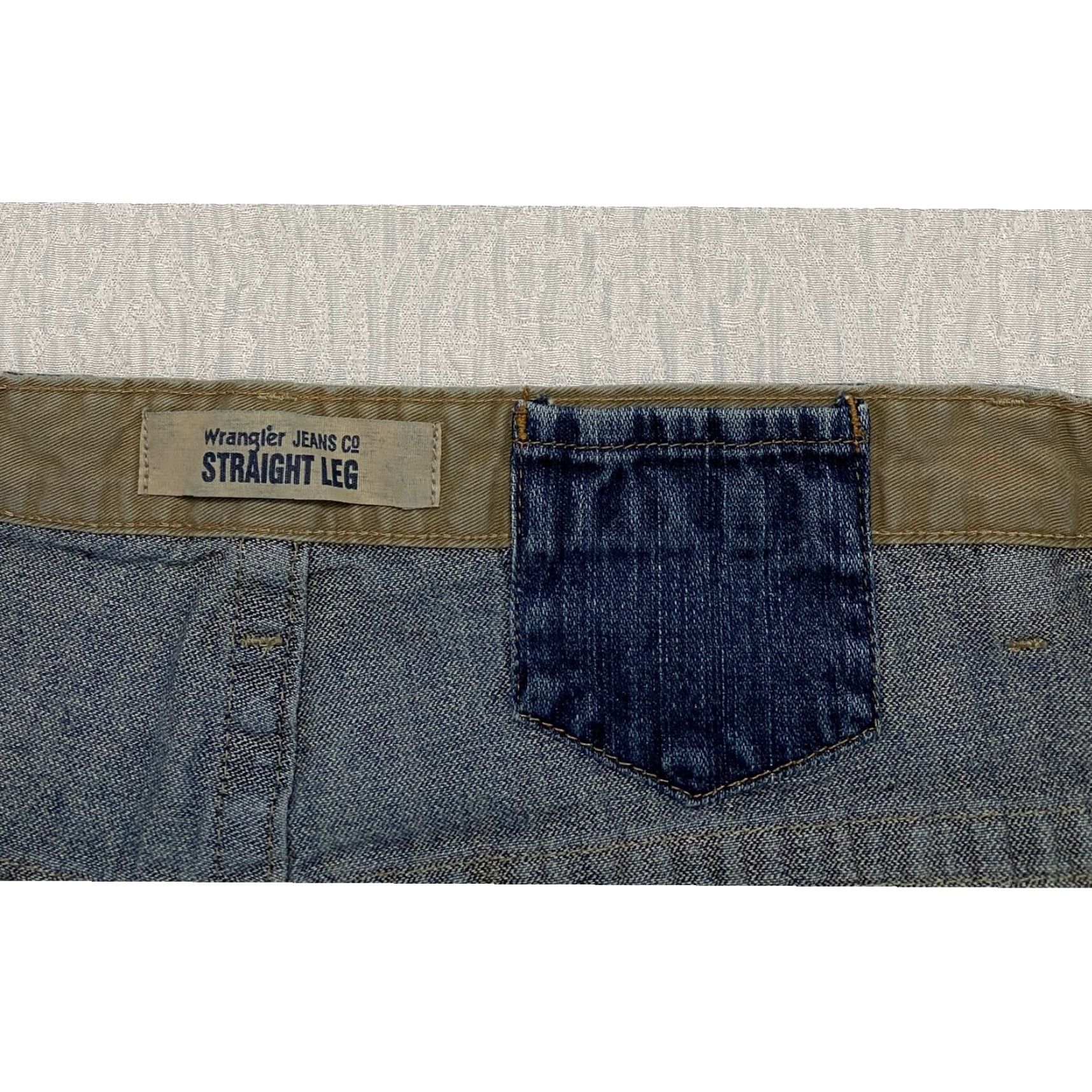 Wrangler Wrangler Jeans Co Straight Jeans Blue Denim Men 32 Inseam 30 Regular Rise Mid 10-12 Shirt? Size US 32 / EU 48 - 4 Thumbnail
