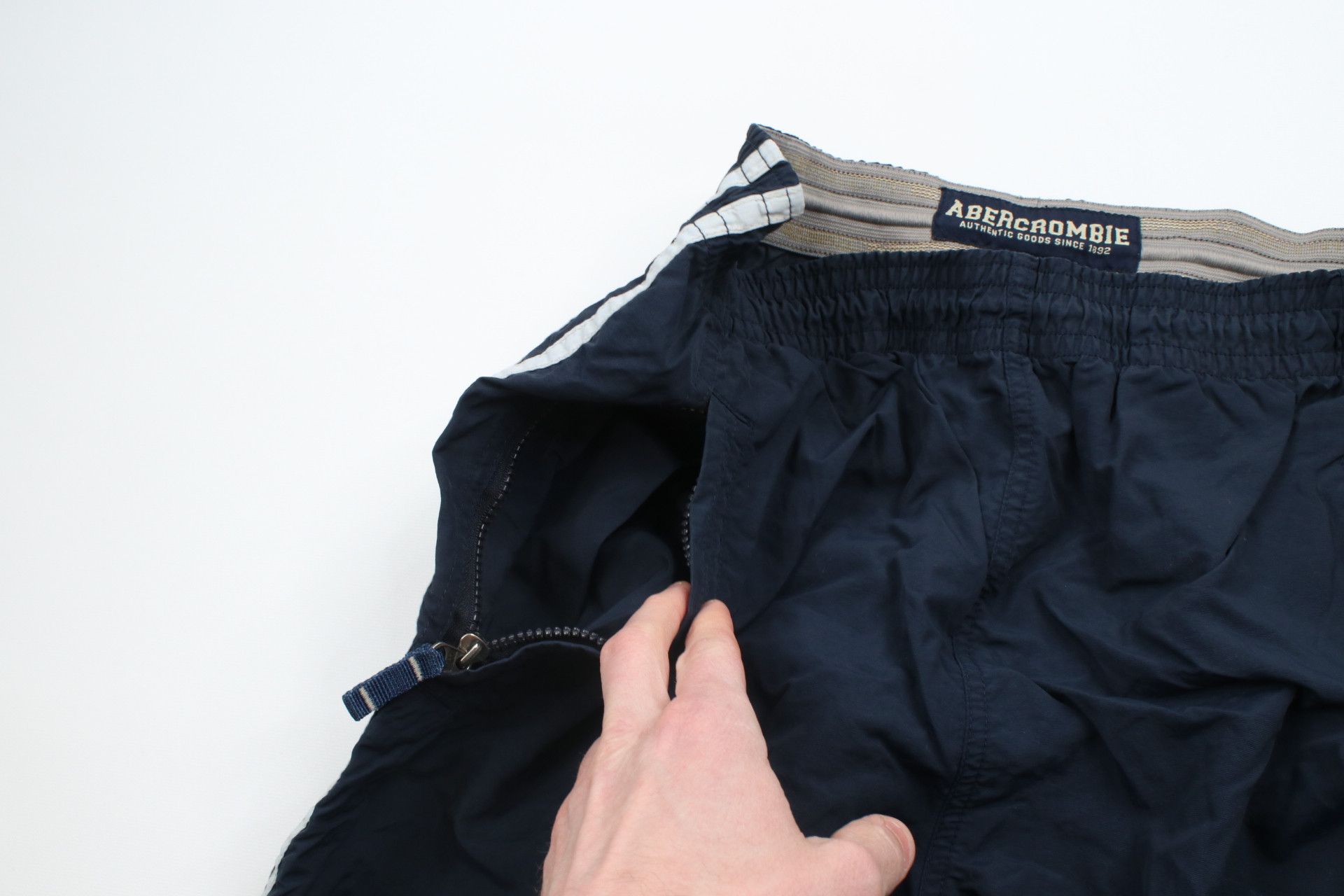 Abercrombie & Fitch × Vintage Vintage Abercrombie & Fitch Striped Wide Leg Pants Blue Size US 34 / EU 50 - 8 Thumbnail