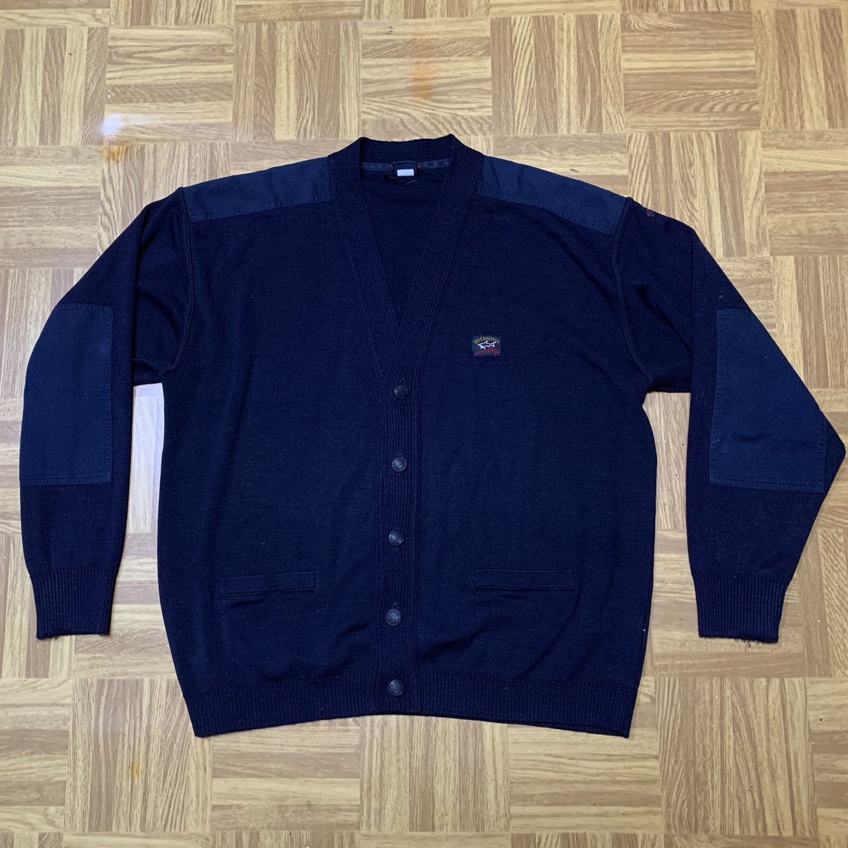 Paul & Shark × Vintage Paul And Shark Yachting Cardigan Mens Large Navy Blue Size US L / EU 52-54 / 3 - 3 Thumbnail