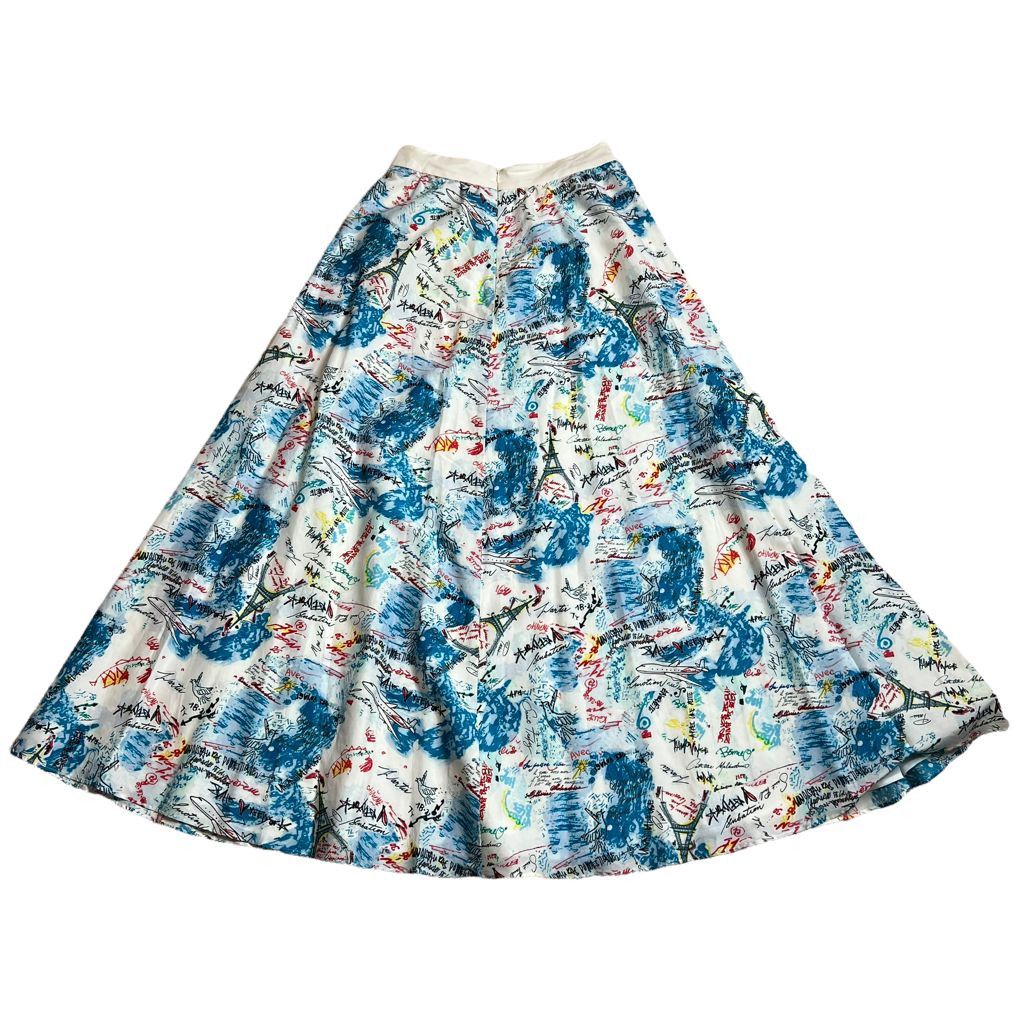 Other NWT Catherine Malandrino Flash Maxi silk blend Skirt. Size 28" / US 6 / IT 42 - 10 Thumbnail