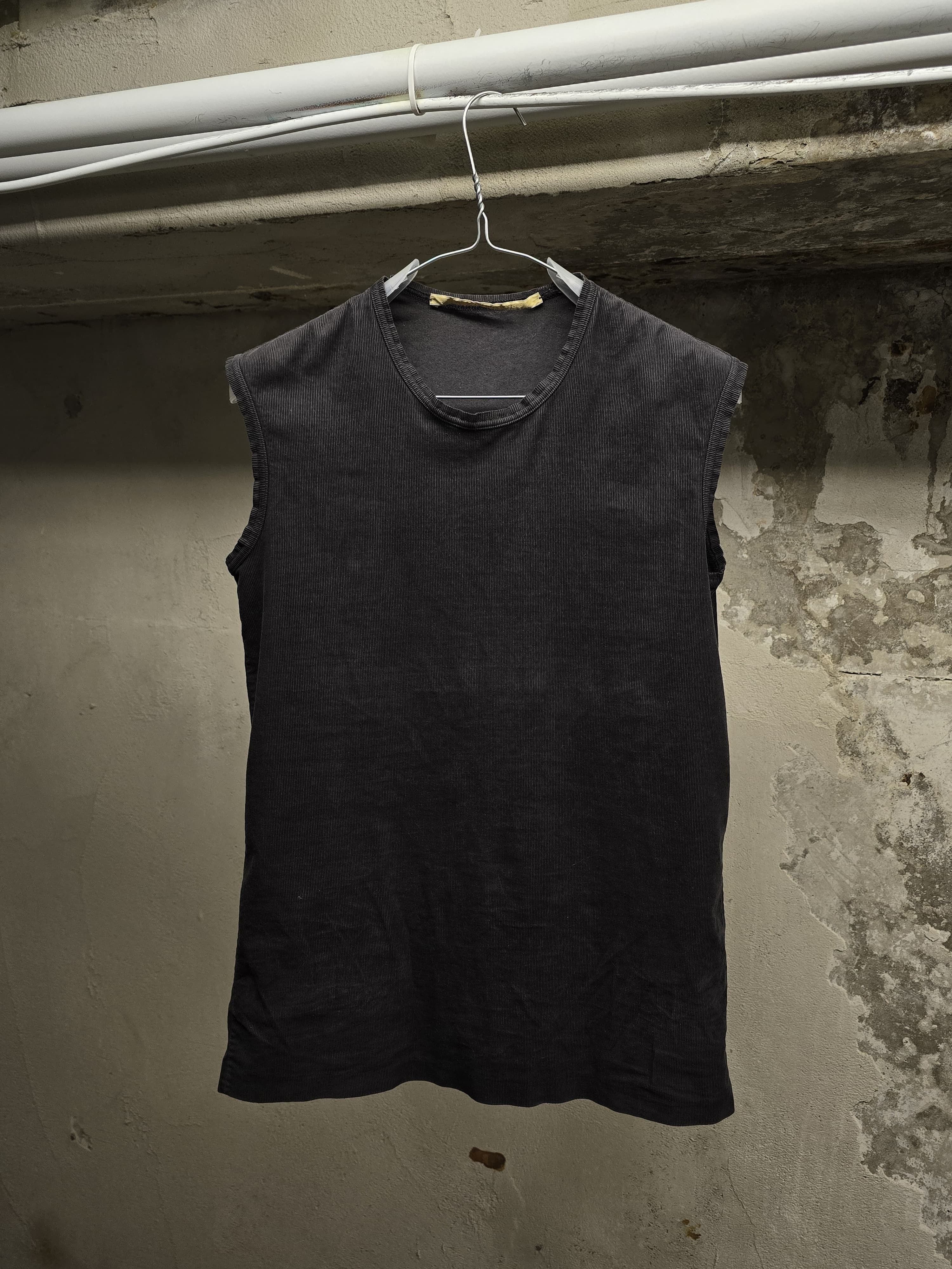 Carol Christian Poell Carol Christian Poell Grey Corduroy Tank Top Size US S / EU 44-46 / 1 - 1 Thumbnail