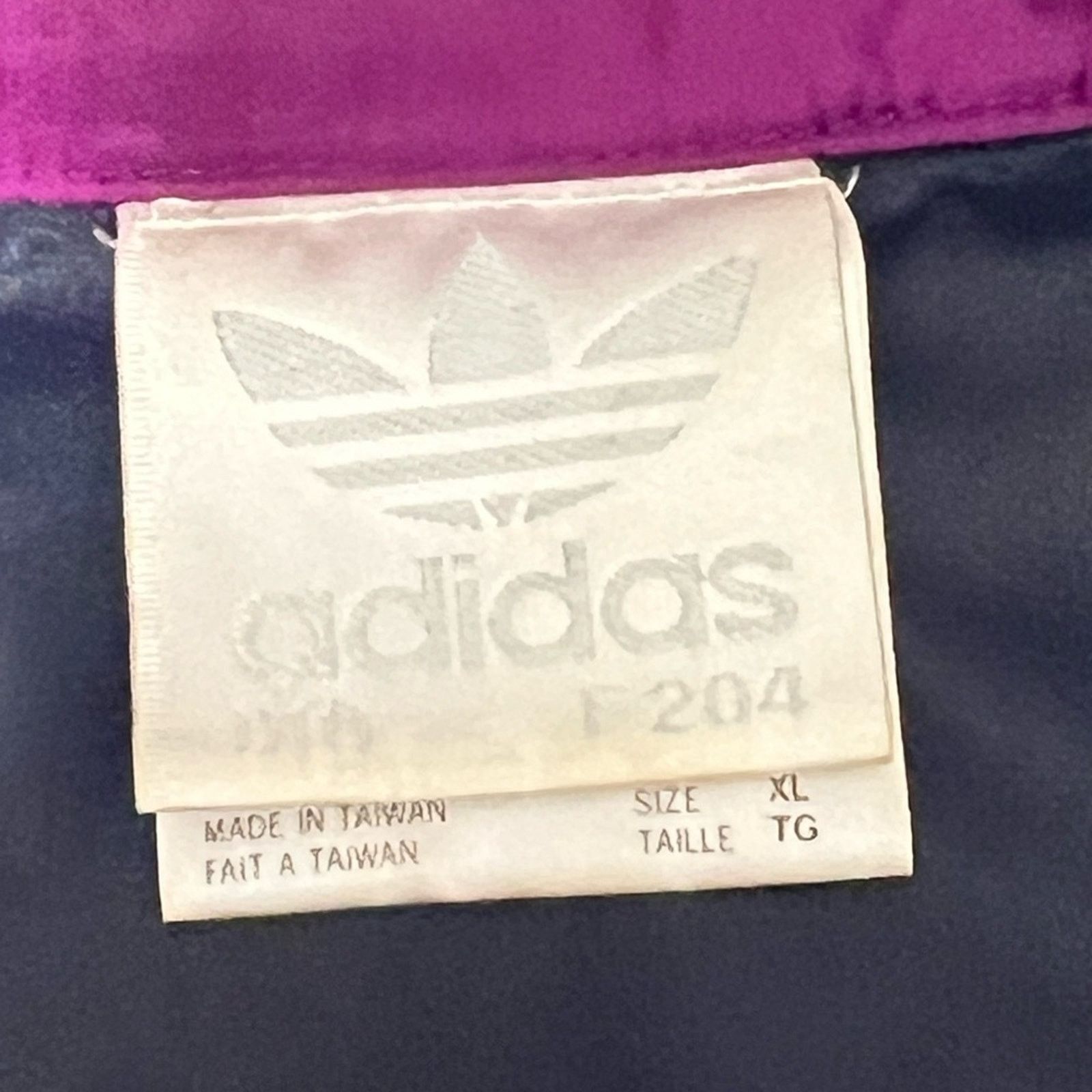 Adidas Vintage adidas Jacket Mens XL Purpe Windbreaker Hooded 80’s Size US XL / EU 56 / 4 - 4 Thumbnail