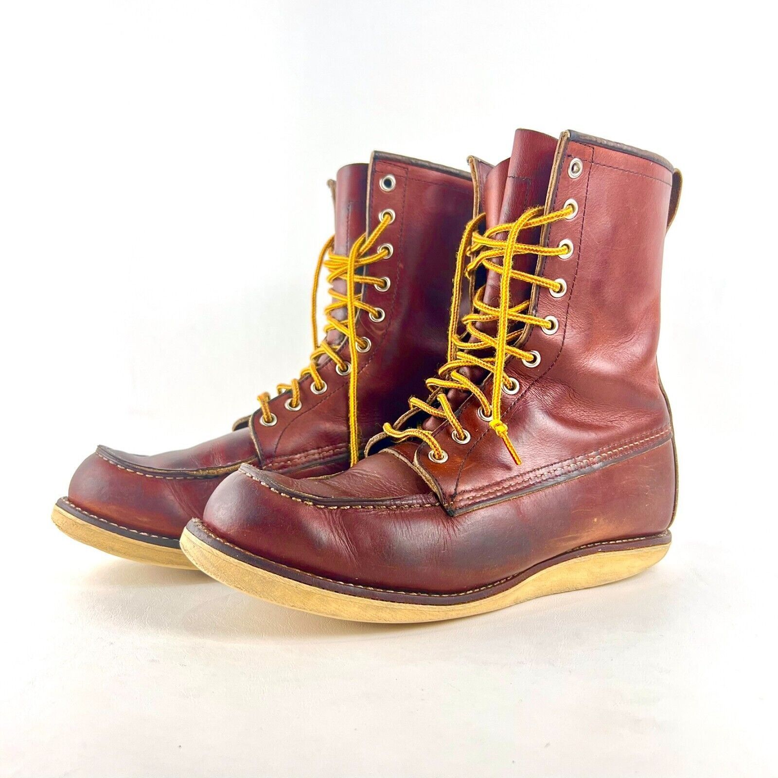 Red Wing Red Wing 877 Mens 9 Irish Setter Boots Brown Red Leather 