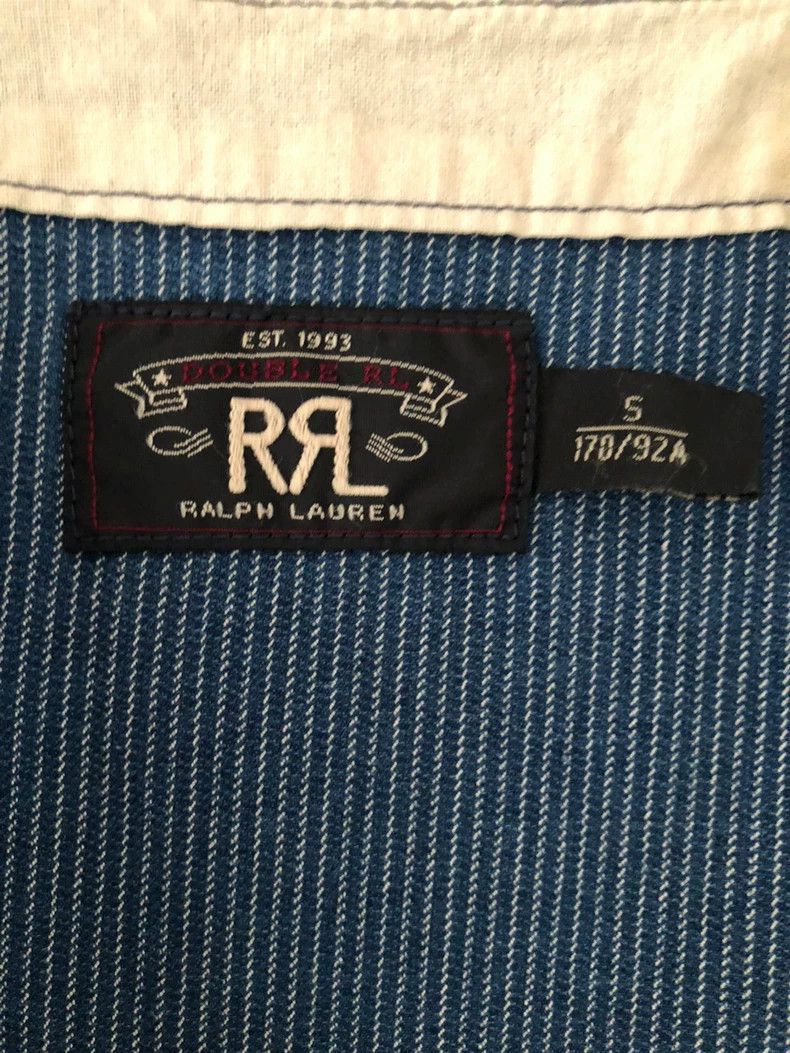 RRL Ralph Lauren RRL Ralph Lauren Railway striped workwear vest Size US S / EU 44-46 / 1 - 6 Thumbnail